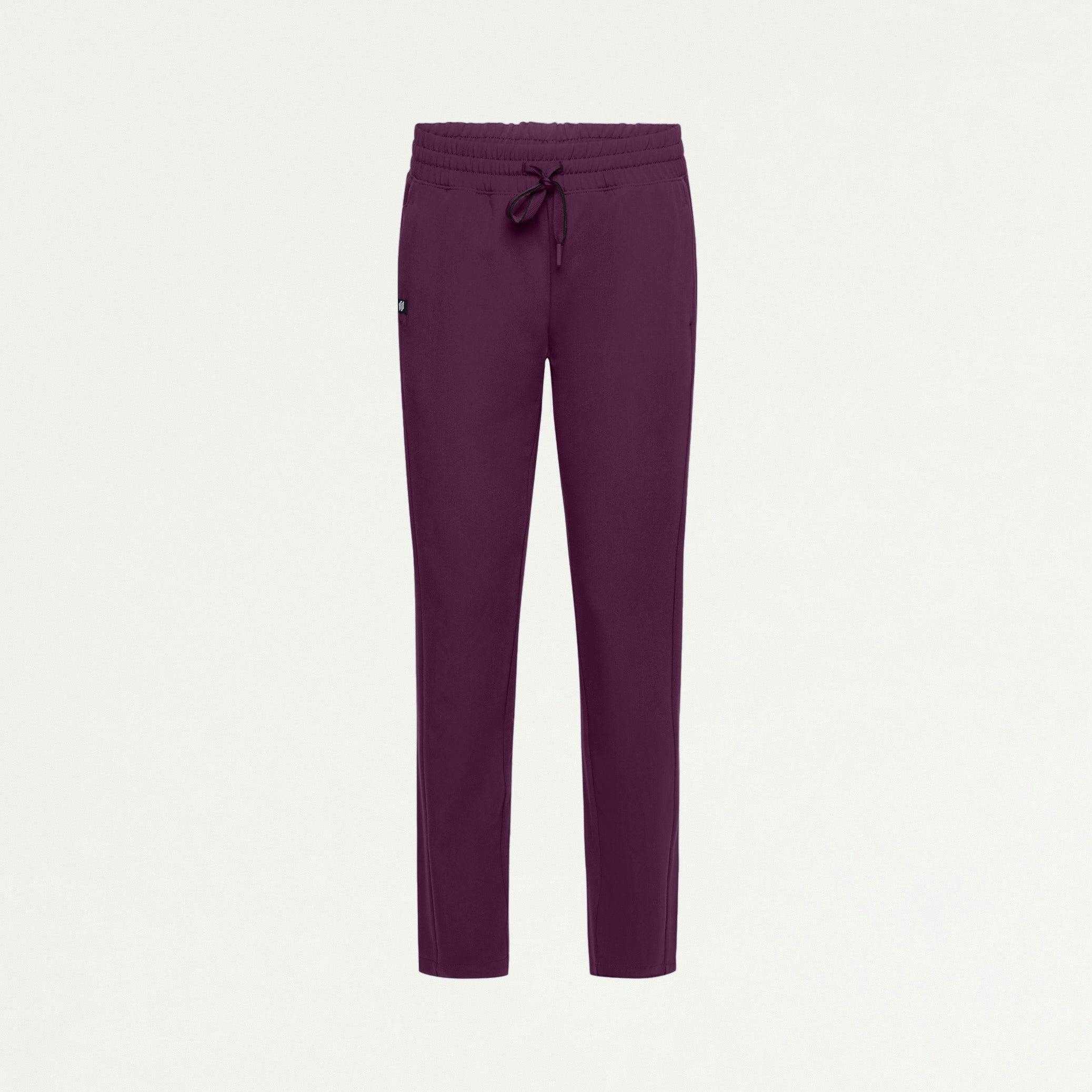 Effie Slim 6-Pocket Scrub Pant - Dark Amethyst - WOMEN'S PANTS - Jaanuu