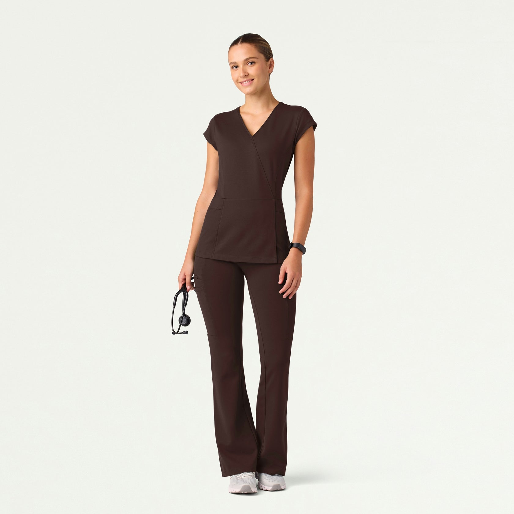 Mila ULTRAsoft Yoga Scrub Pant - Espresso - WOMEN'S PANTS - Jaanuu