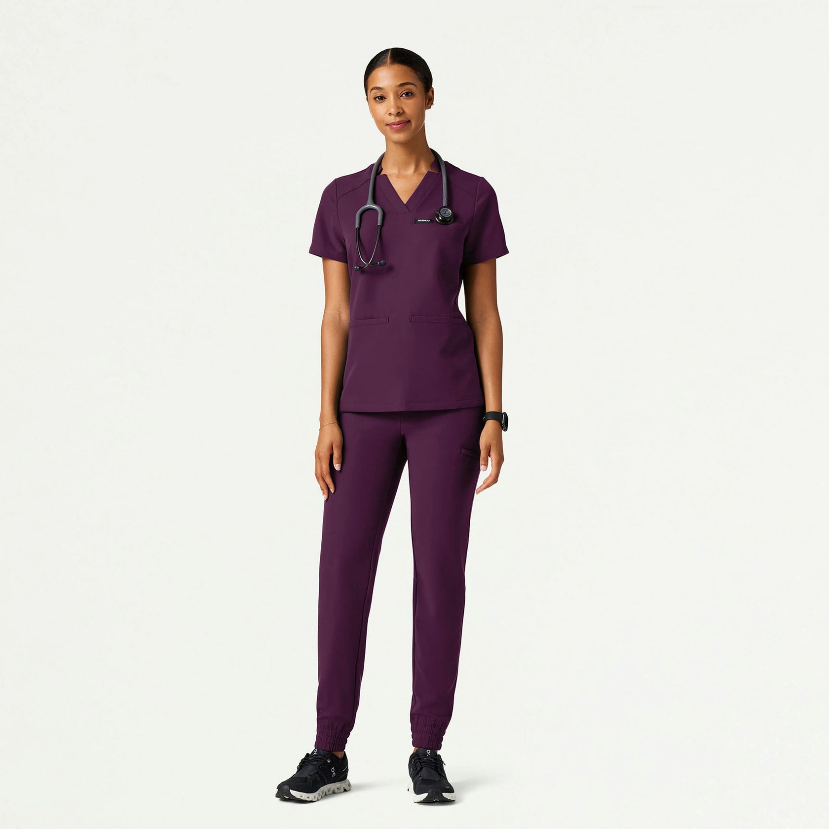 Jace Skinny On-the-Go Scrub Jogger - Dark Amethyst - WOMEN'S PANTS - Jaanuu
