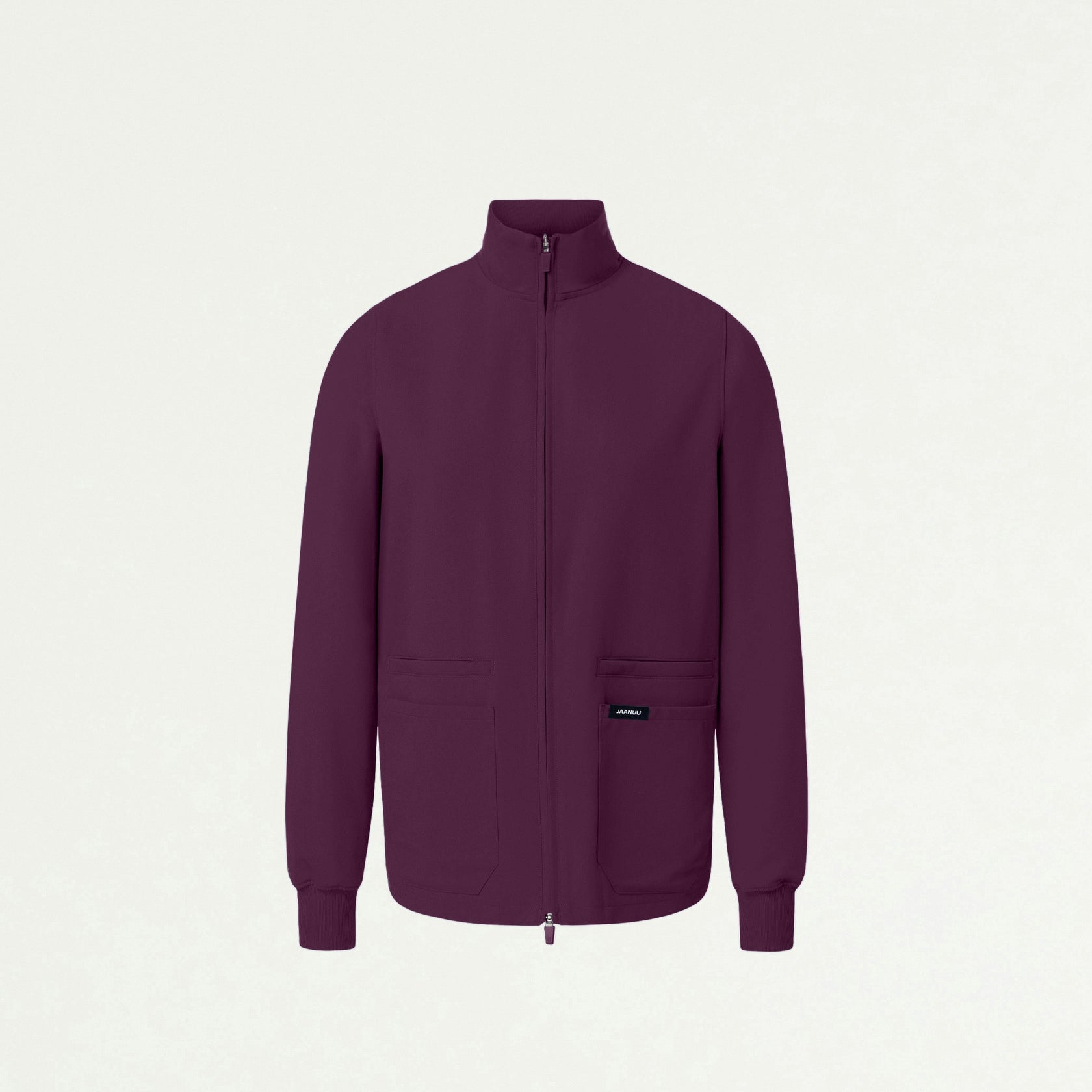 Ceri Essential 6-Pocket Scrub Jacket - Dark Amethyst - WOMEN'S JACKETS - Jaanuu
