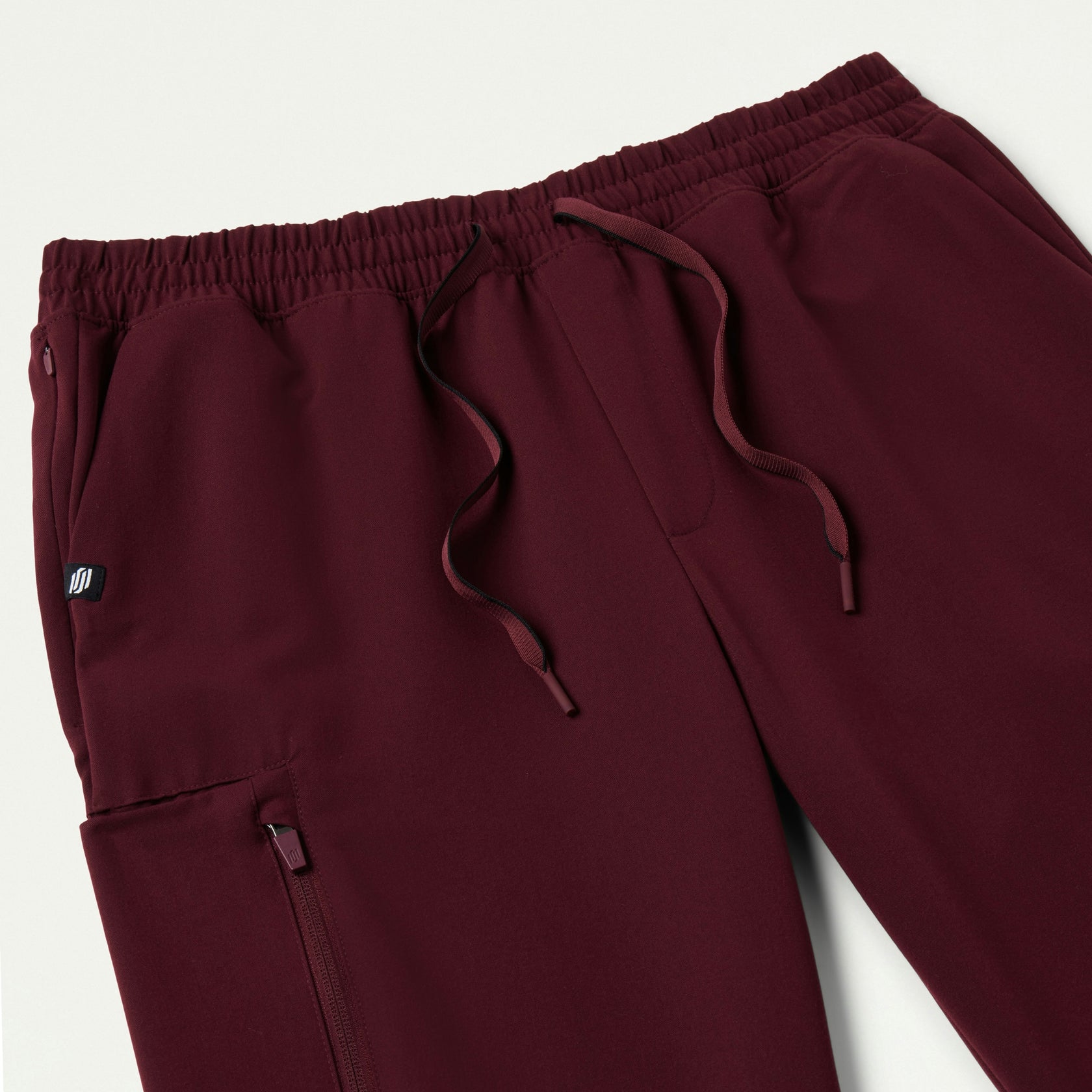 Cobot 8-Pocket Scrub Jogger - Burgundy - MEN'S PANTS - Jaanuu