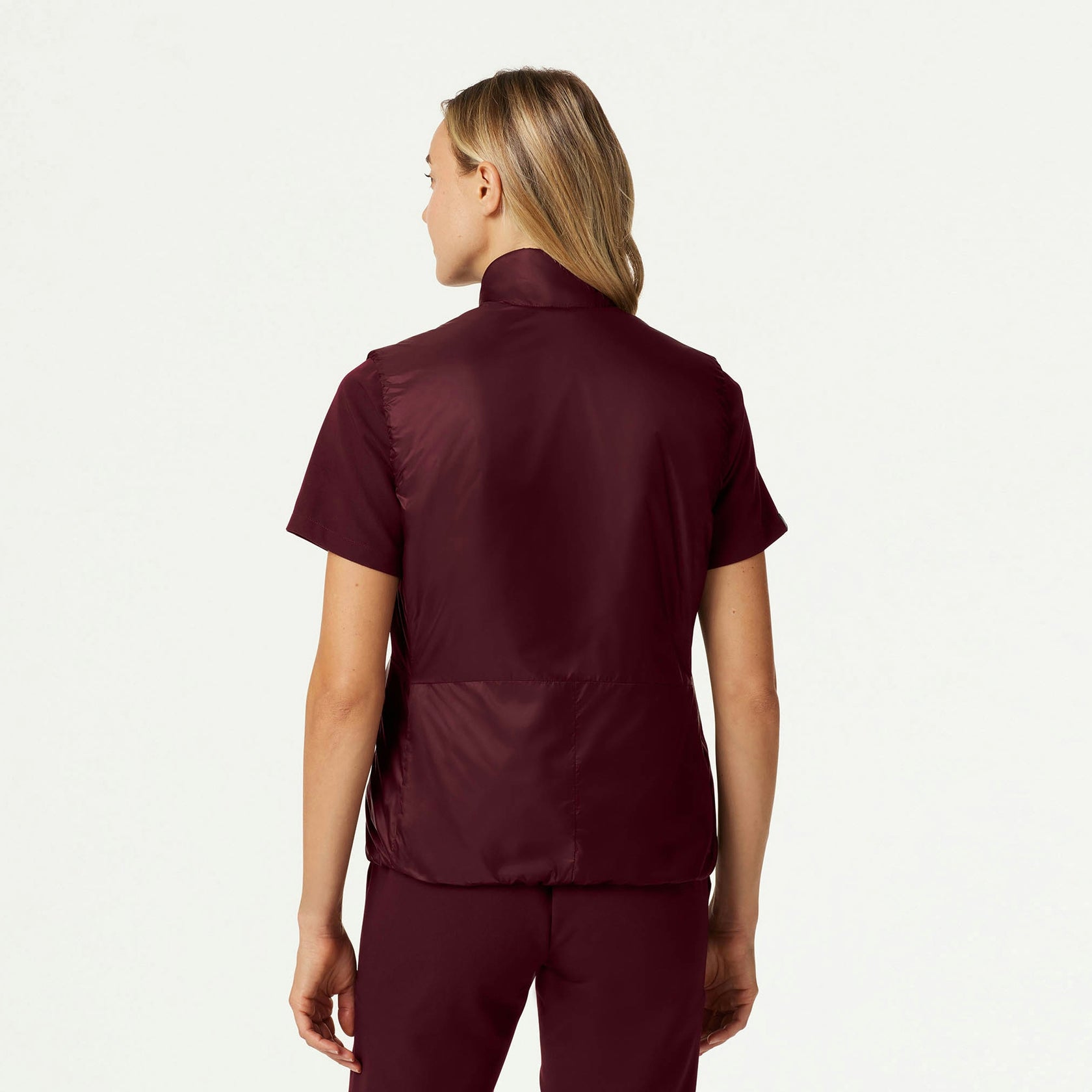 Phantom Slim Insulated Vest - Burgundy - WOMEN'S JACKETS - Jaanuu