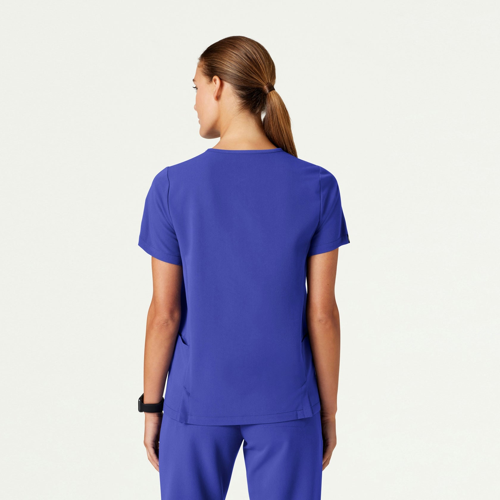Magna 3-Pocket Scrub Top - Moon Blue - WOMEN'S TOPS - Jaanuu
