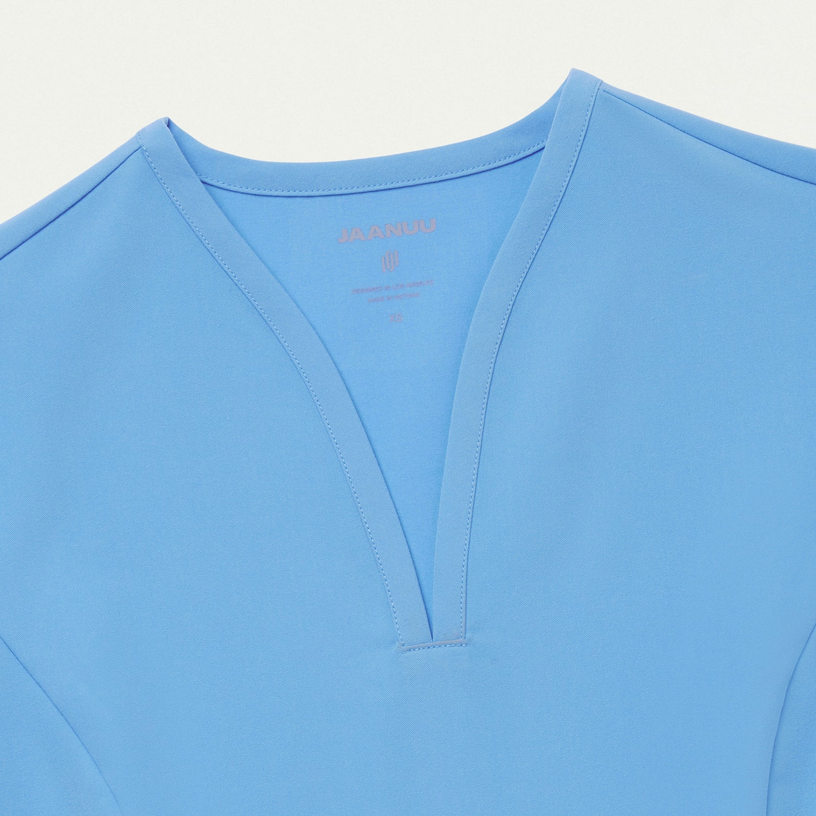 Calix Fit & Flare Scrub Top - Sky Blue - WOMEN'S TOPS - Jaanuu