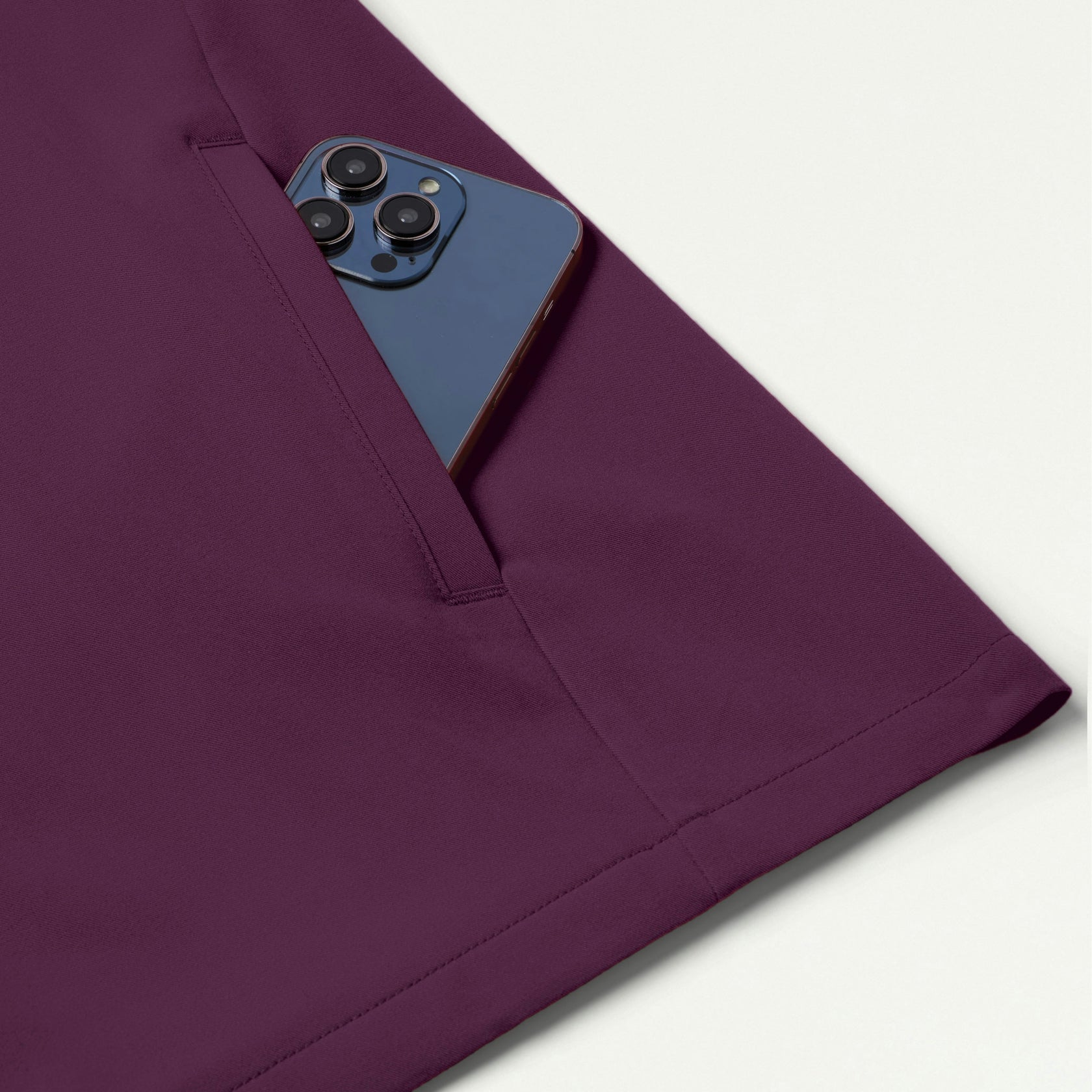 Platt 3-Pocket Scrub Top - Dark Amethyst - MEN'S TOPS - Jaanuu