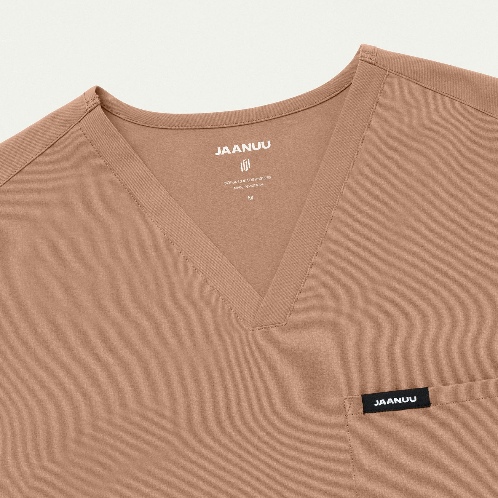 Holmes Everyday 1-Pocket Scrub Top - Clay - MEN'S TOPS - Jaanuu