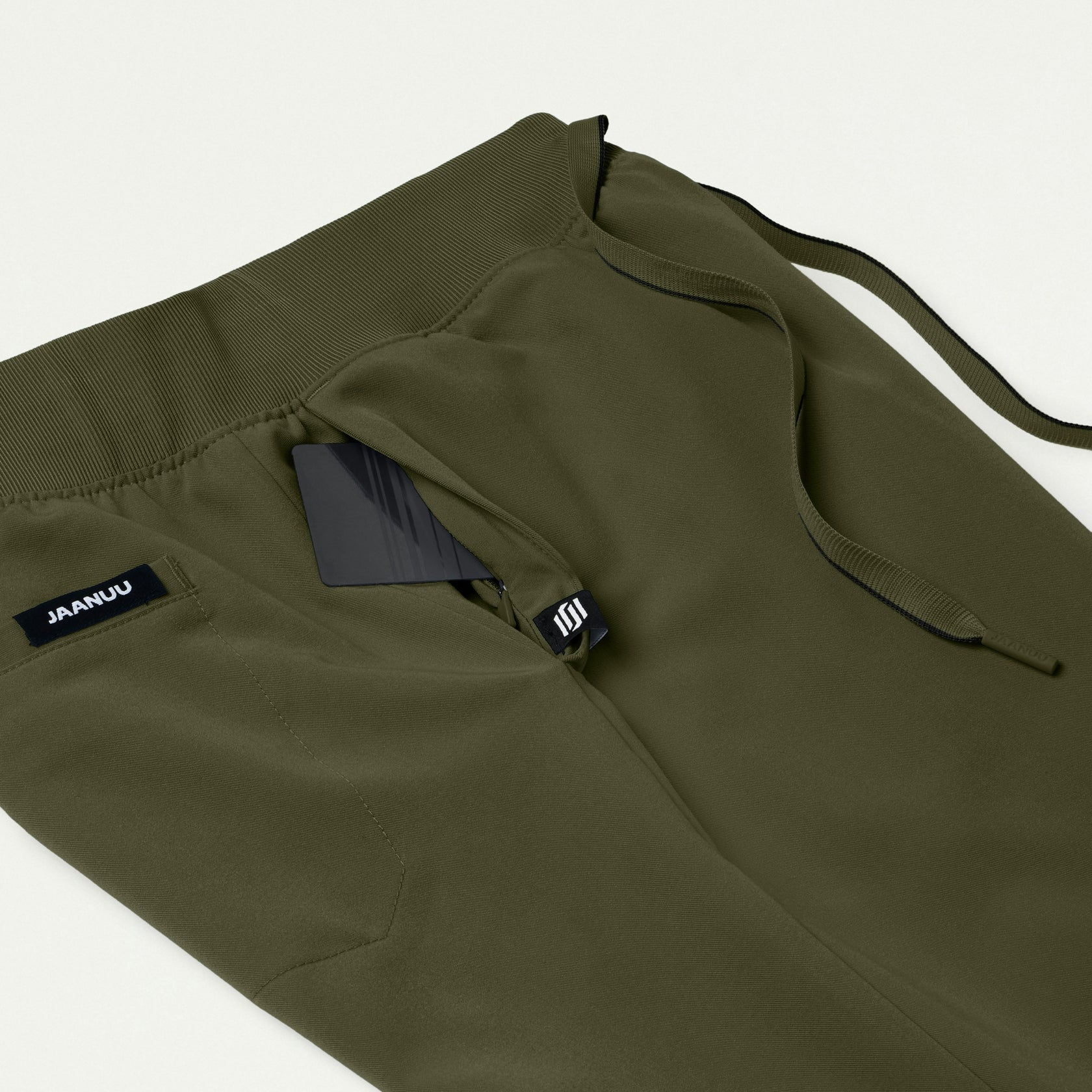 Xenos Essential Knit-Waist Scrub Pant - Olive - WOMEN'S PANTS - Jaanuu