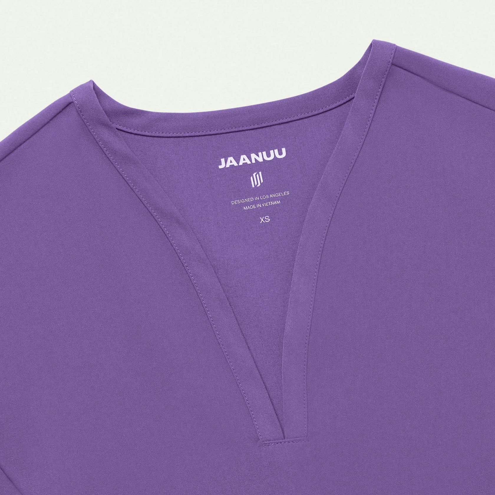 Calix Fit & Flare Scrub Top - Violet - WOMEN'S TOPS - Jaanuu