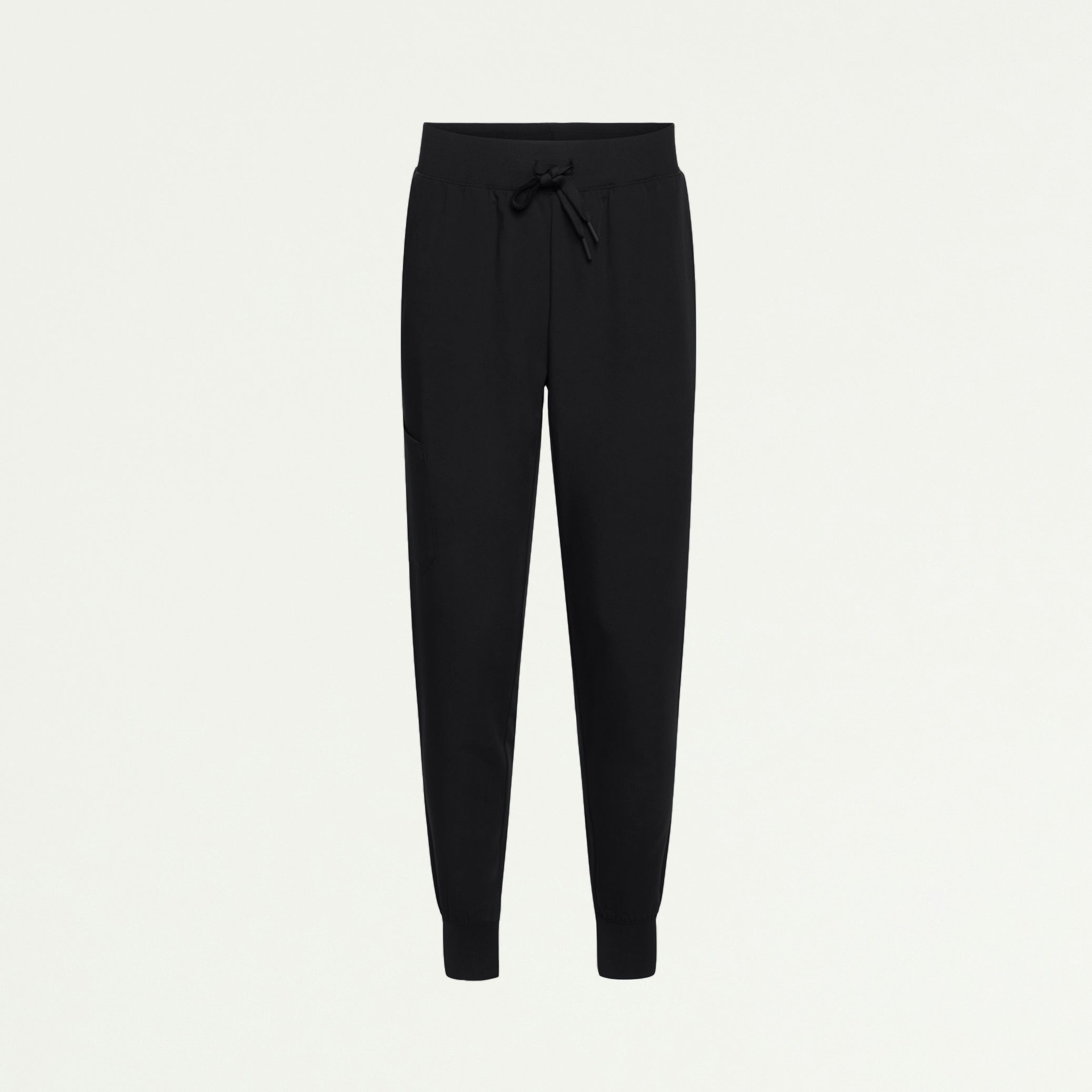 Silex Slim High Waisted Scrub Jogger - Black - WOMEN'S PANTS - Jaanuu