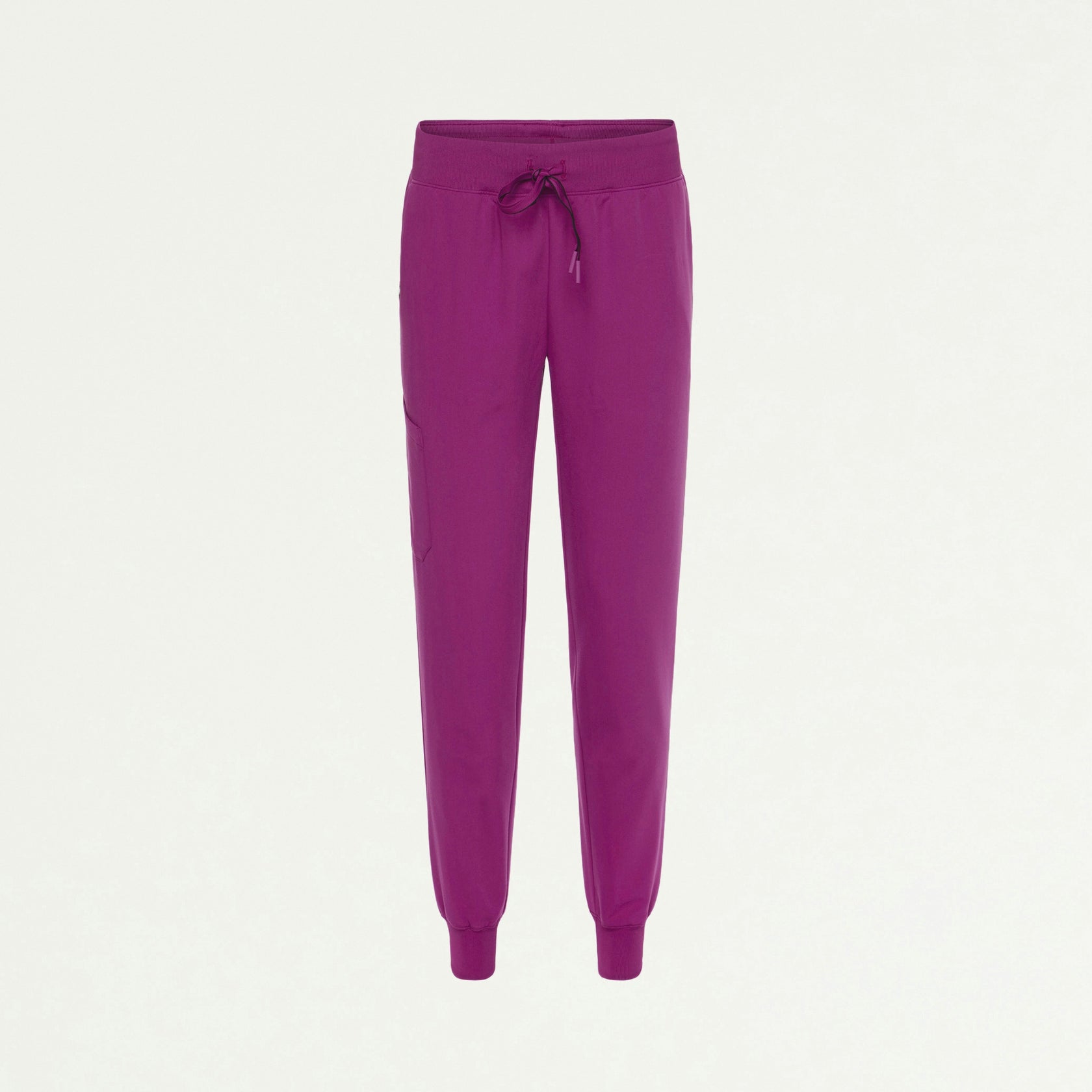 Silex Slim Knit-Waist Scrub Jogger - Vivid Purple - WOMEN'S PANTS - Jaanuu