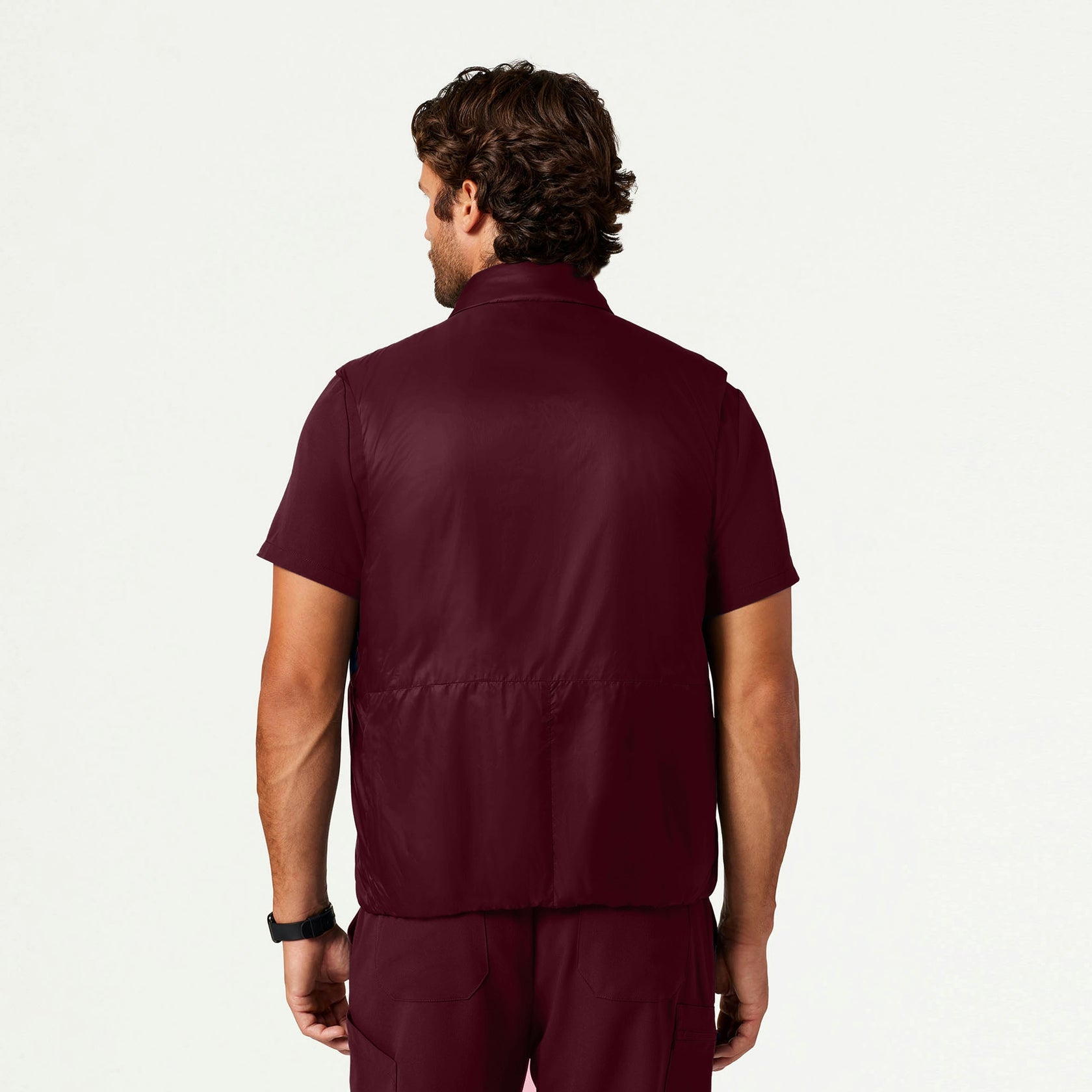 Phantom Insulated Vest - Burgundy - MEN'S JACKETS - Jaanuu