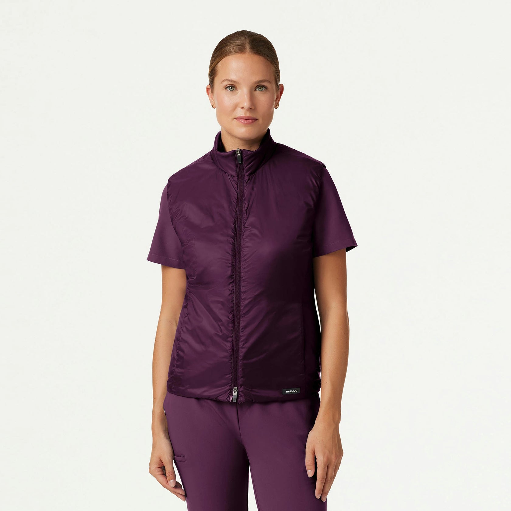 Phantom Slim Insulated Vest - Dark Amethyst - WOMEN'S JACKETS - Jaanuu