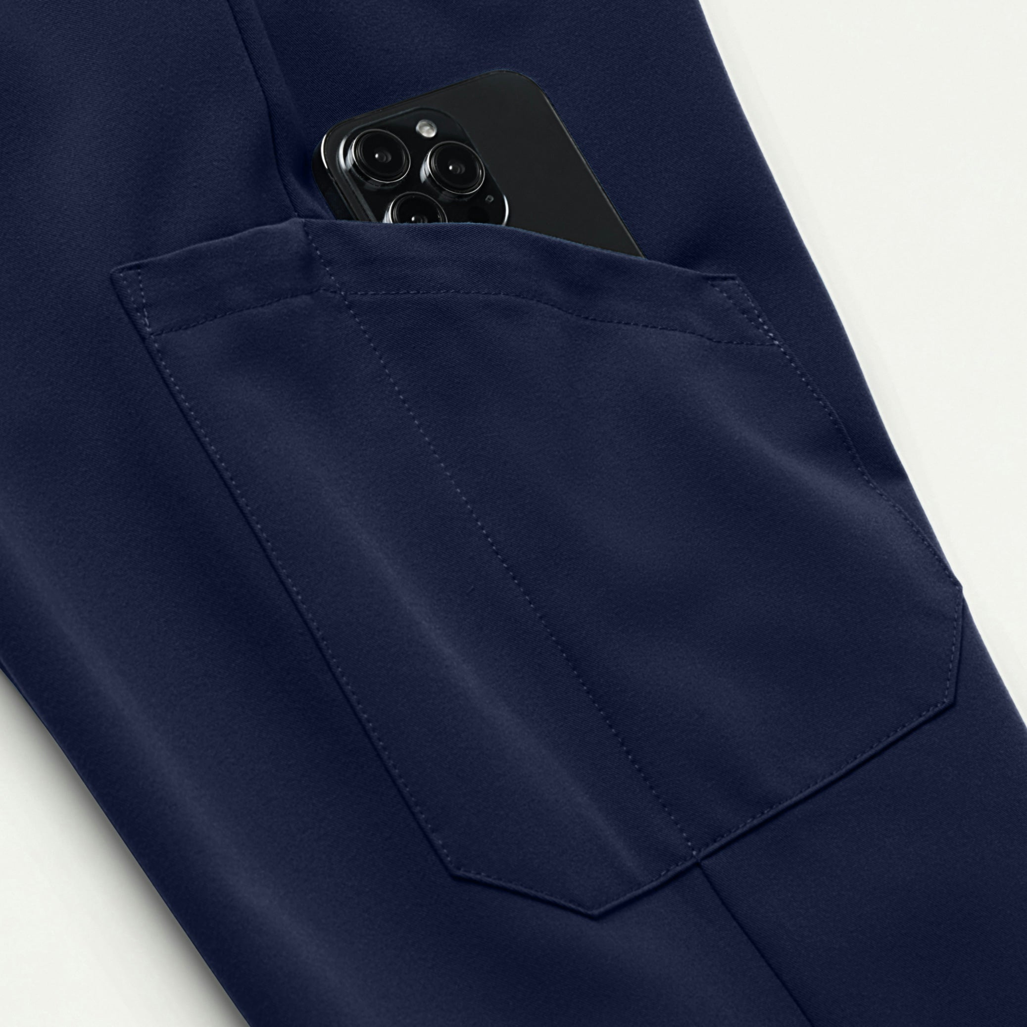 The Lawren Essential Scrub Set - Midnight Navy