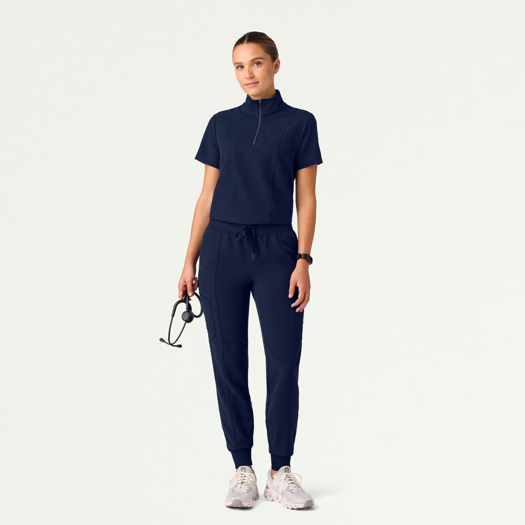 Liv Skinny 8-Pocket Scrub Jogger - Midnight Navy - WOMEN'S PANTS - Jaanuu