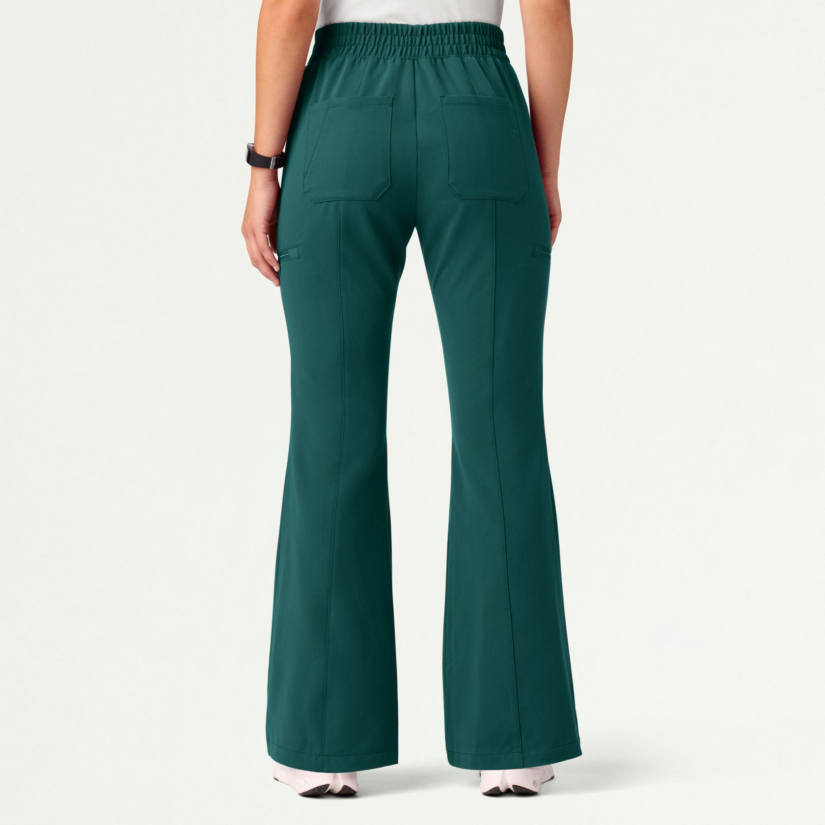 Harper Slim High Waisted Scrub Pant - Midnight Green - WOMEN'S PANTS - Jaanuu