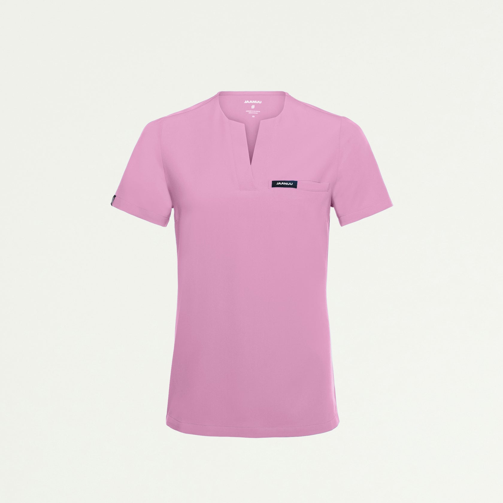 Andra Slim 1-Pocket Scrub Top - Light Magenta - WOMEN'S TOPS - Jaanuu