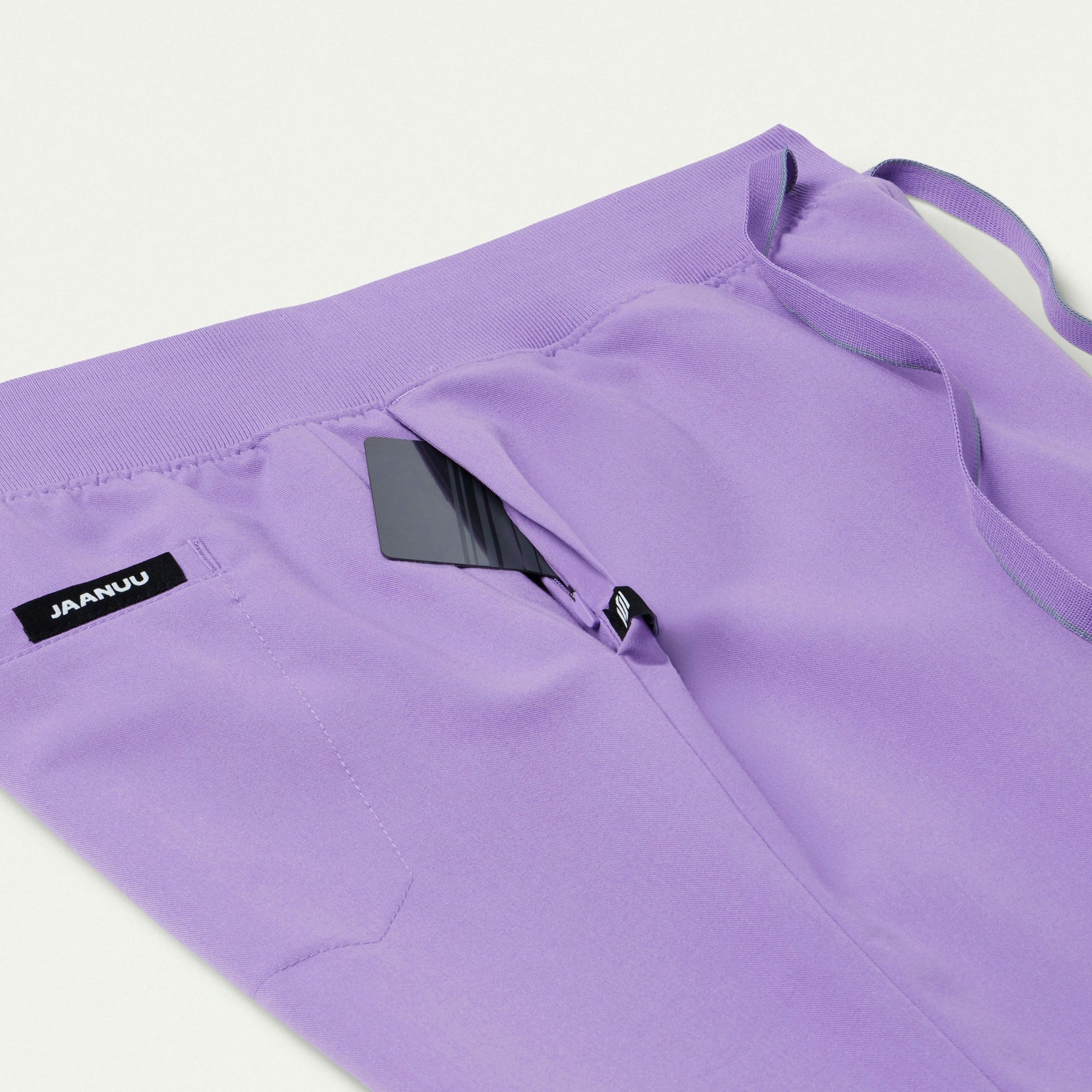 Xenos Essential Knit-Waist Scrub Pant - Lilac - WOMEN'S PANTS - Jaanuu