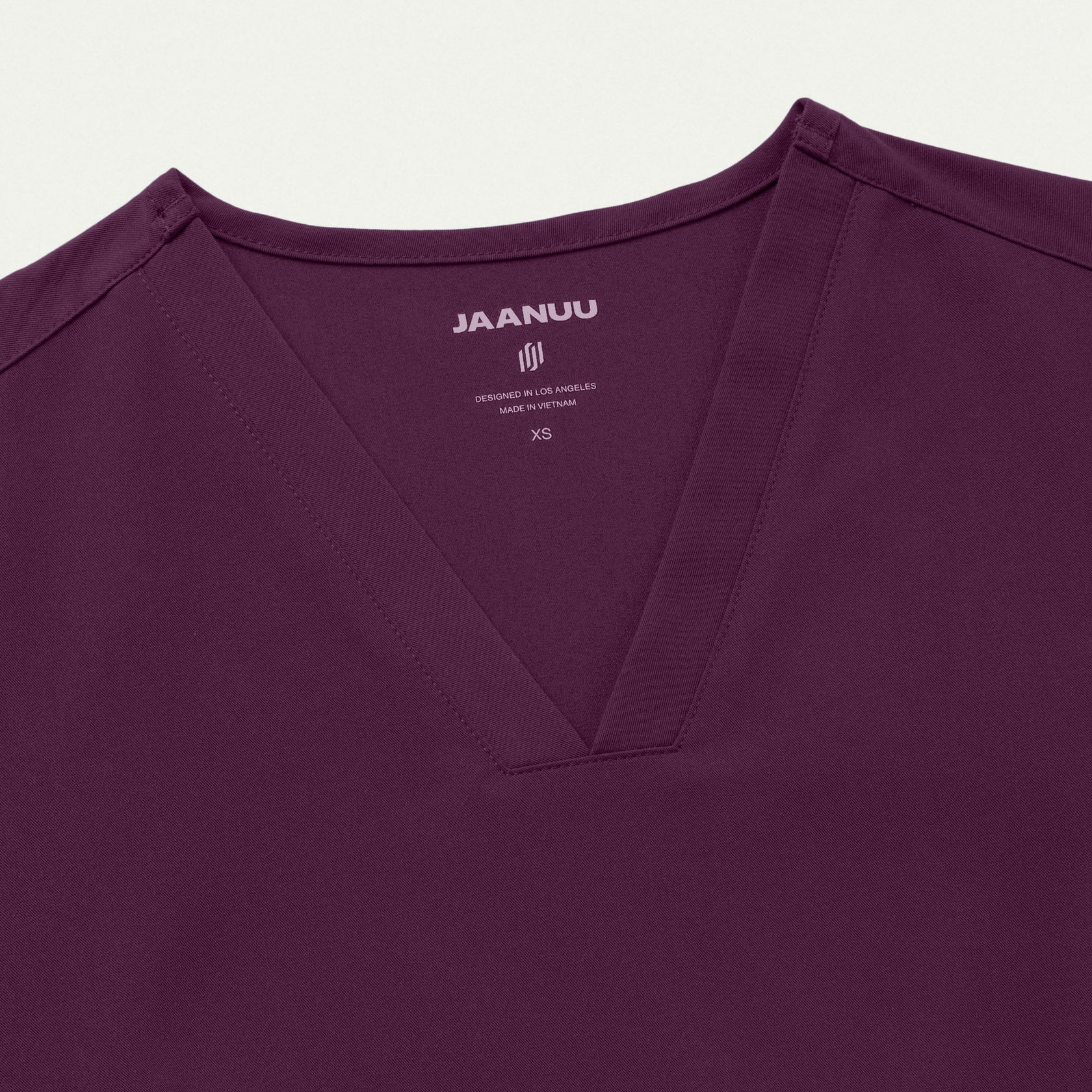 Carte Slim 2-Pocket Scrub Top - Dark Amethyst - WOMEN'S TOPS - Jaanuu
