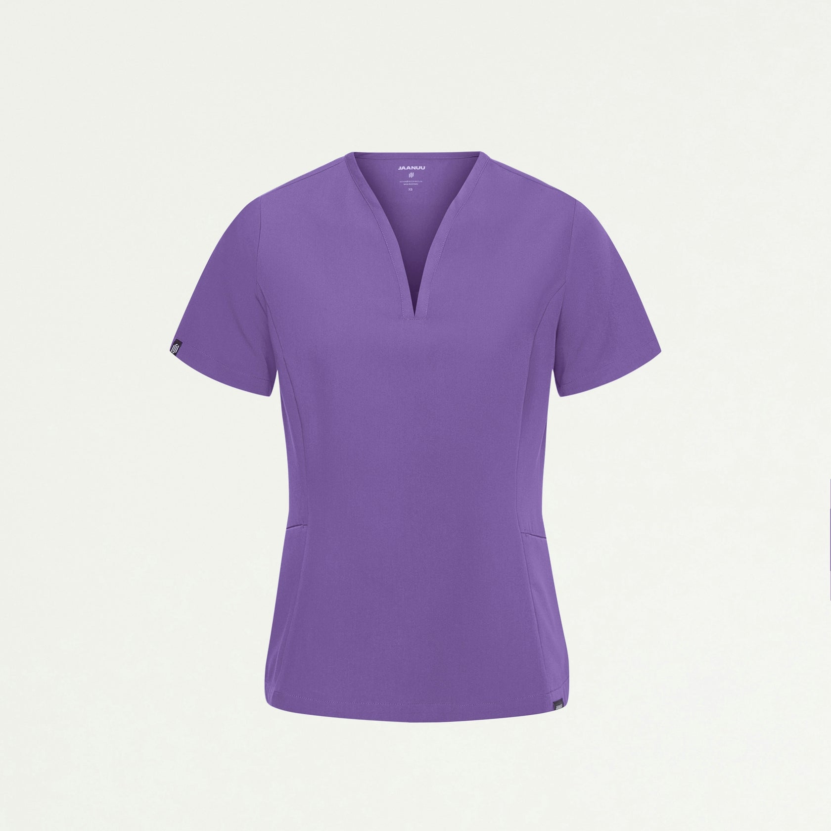Calix Fit & Flare Scrub Top - Violet - WOMEN'S TOPS - Jaanuu
