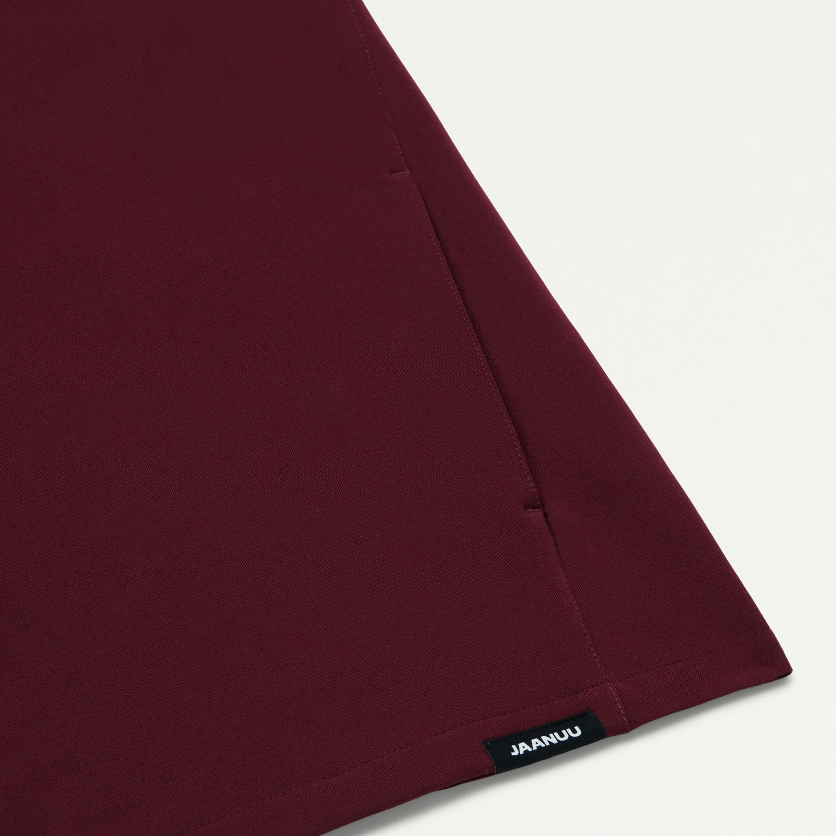 Aris Oversized 2-Pocket Scrub Top - Burgundy - WOMEN'S TOPS - Jaanuu