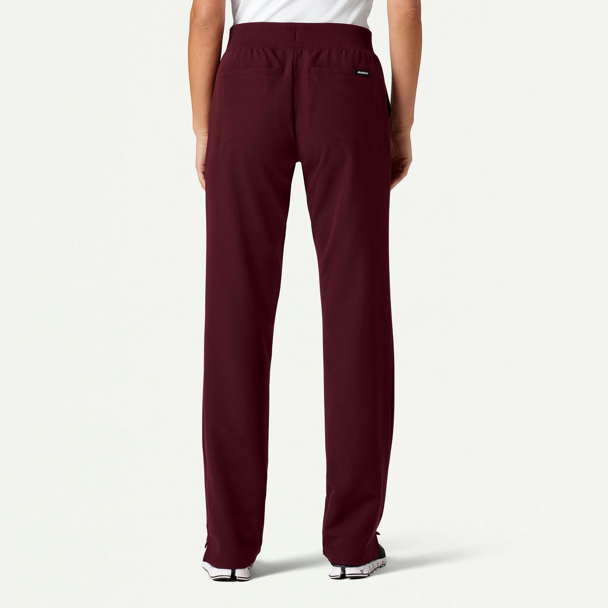 The Ava Jacket Scrub Set - Burgundy