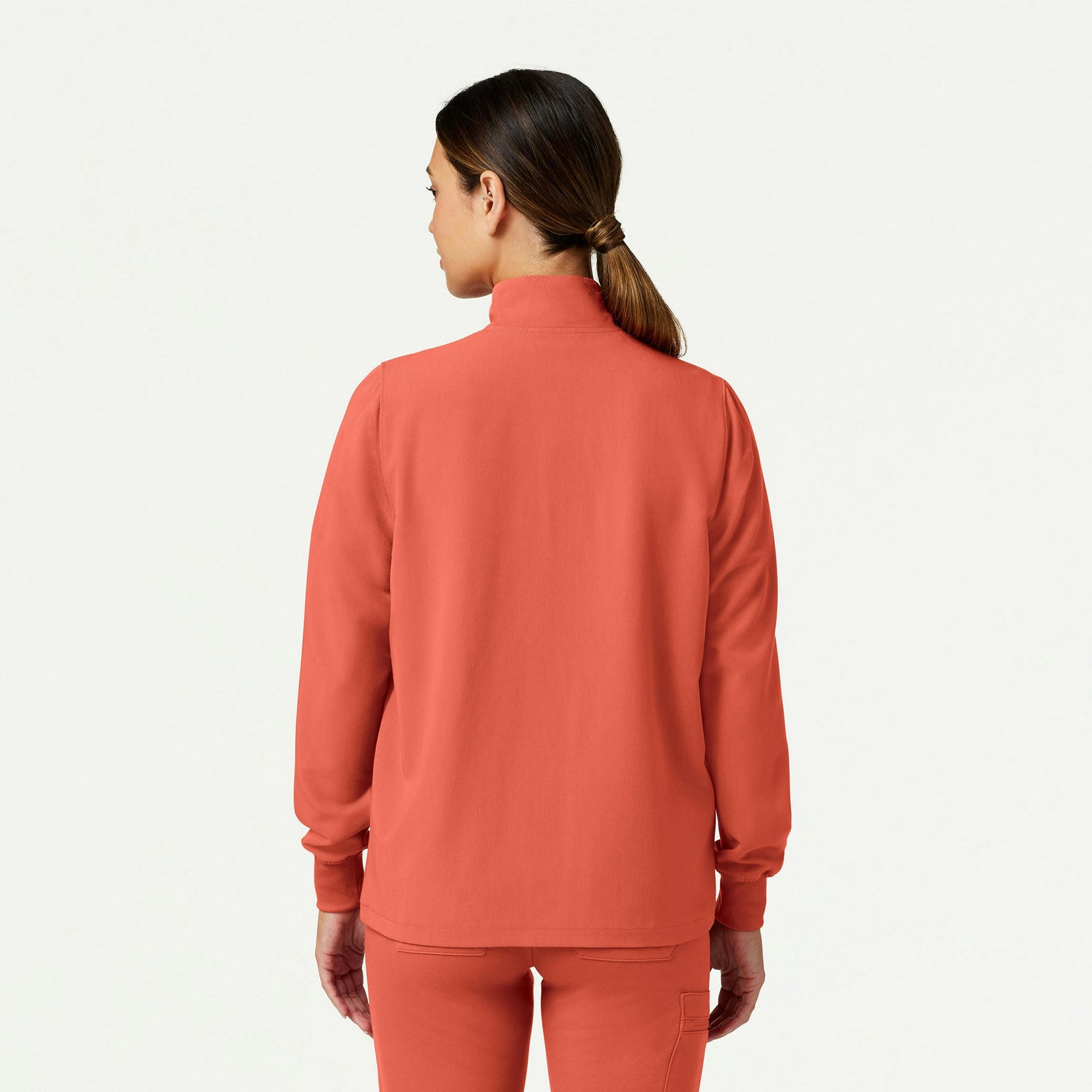 Ceri Essential 6-Pocket Scrub Jacket - Terra - WOMEN'S JACKETS - Jaanuu