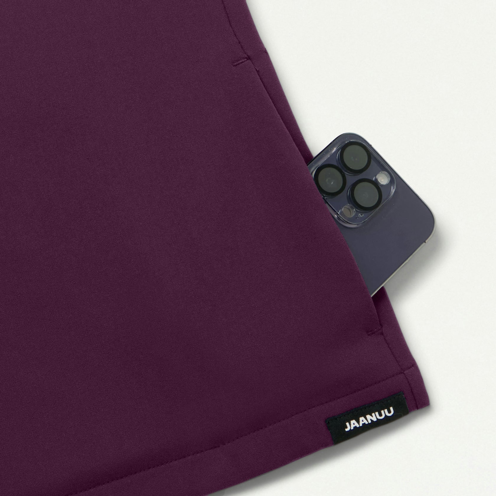 Carte Slim 2-Pocket Scrub Top - Dark Amethyst - WOMEN'S TOPS - Jaanuu