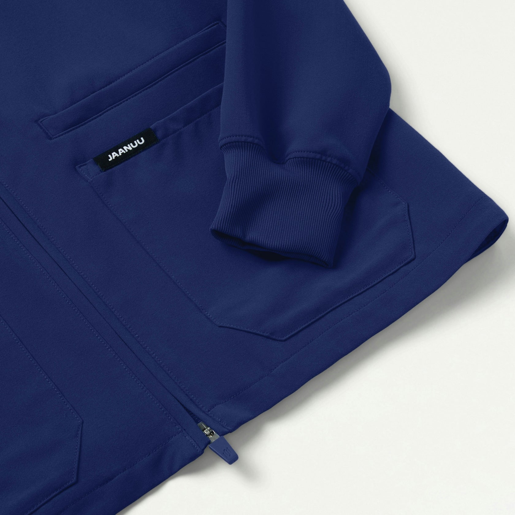 Ceri Essential 6-Pocket Scrub Jacket - Navy Blue - WOMEN'S JACKETS - Jaanuu