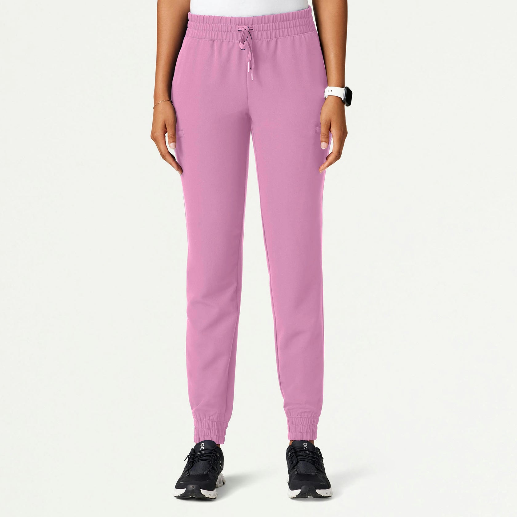 Jace Skinny On-the-Go Scrub Jogger - Light Magenta - WOMEN'S PANTS - Jaanuu
