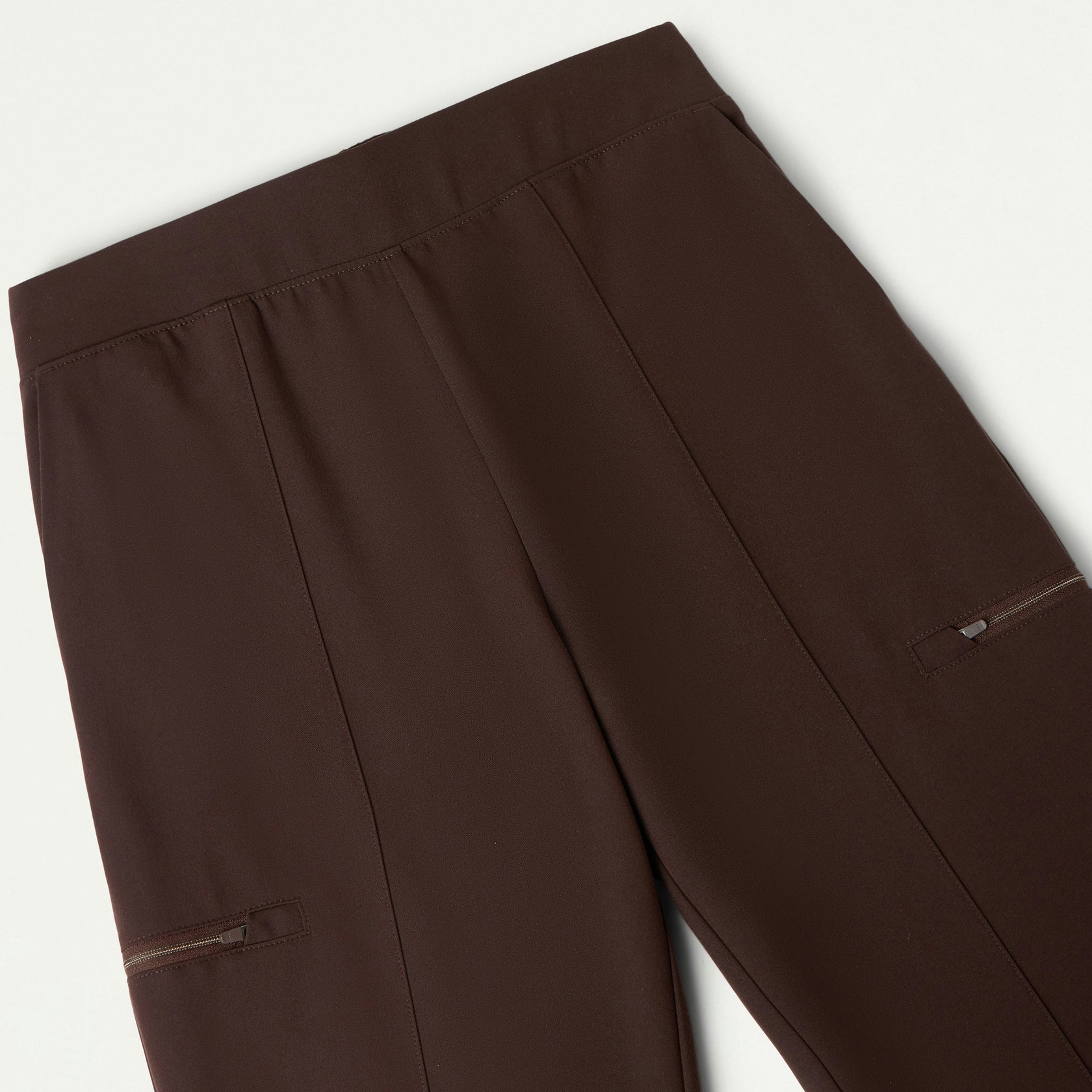 Harper Slim High Waisted Scrub Pant - Espresso - WOMEN'S PANTS - Jaanuu