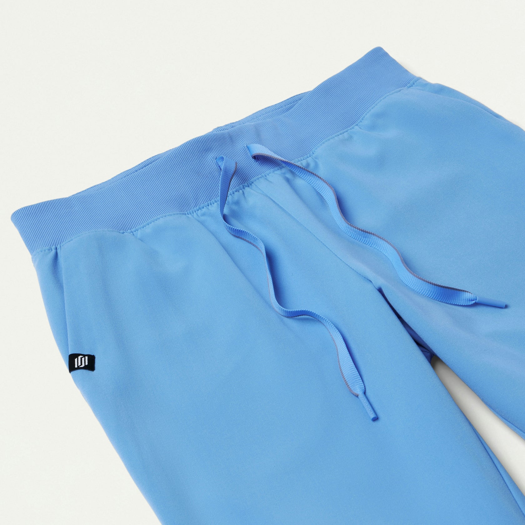 Xenos Essential Knit-Waist Scrub Pant - Sky Blue - WOMEN'S PANTS - Jaanuu