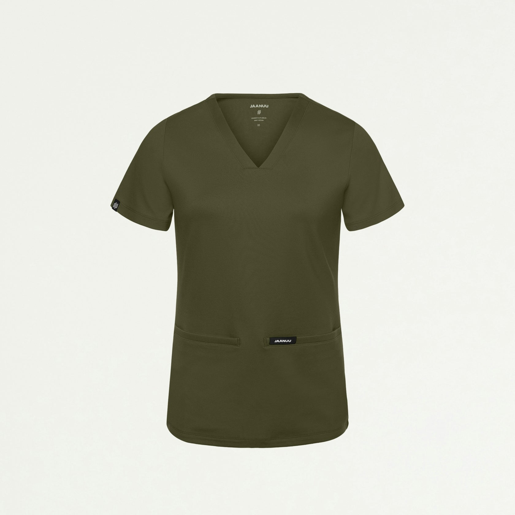 Cesi Slim ULTRAsoft Scrub Top - Olive - WOMEN'S TOPS - Jaanuu