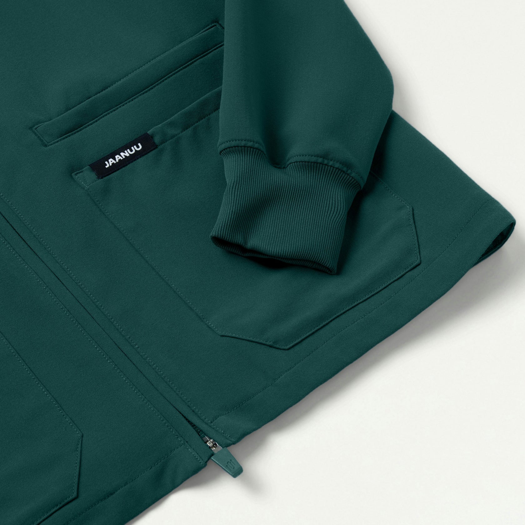 Ceri Essential 6-Pocket Scrub Jacket - Midnight Green - WOMEN'S JACKETS - Jaanuu