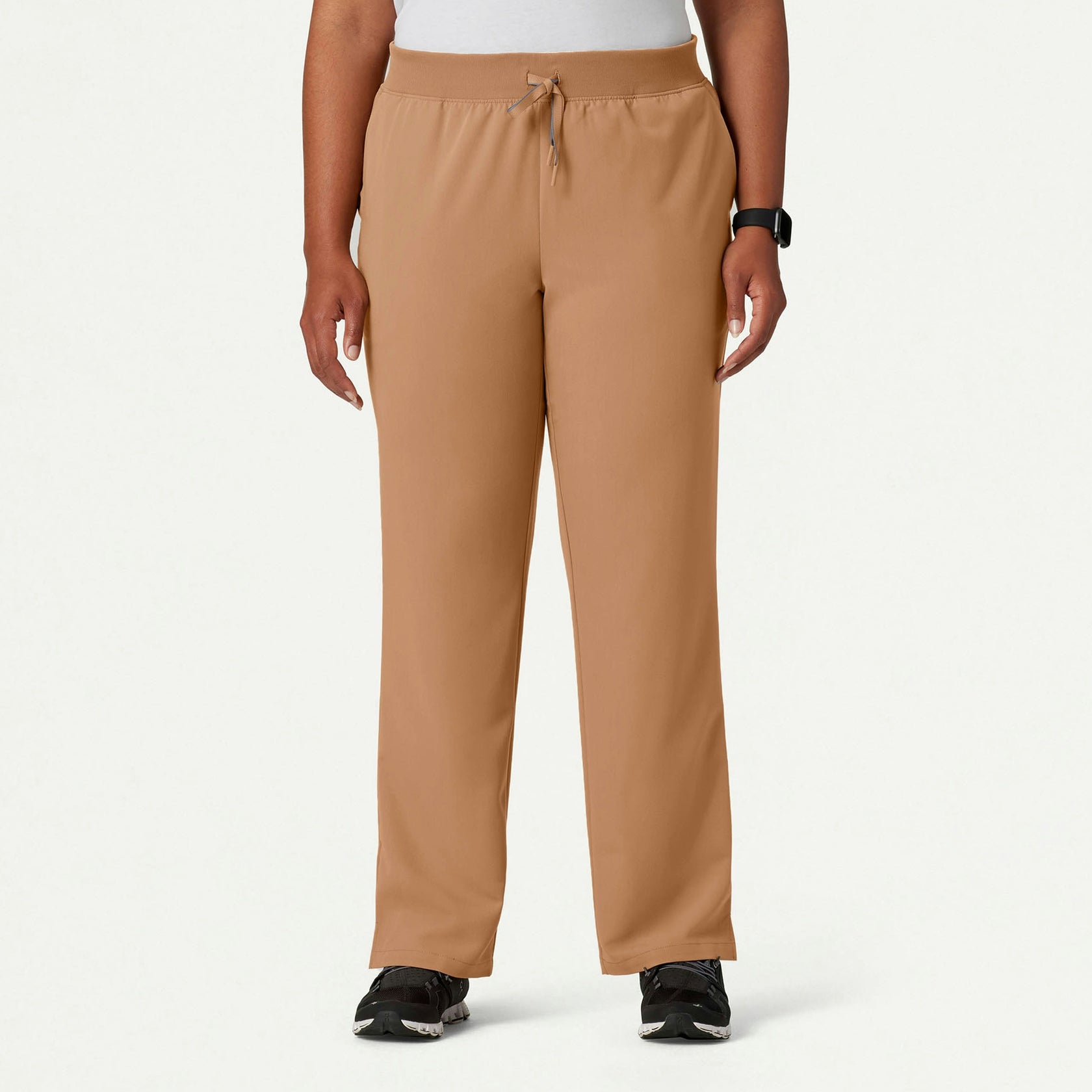 Xenos Essential Knit-Waist Scrub Pant - Trench - WOMEN'S PANTS - Jaanuu