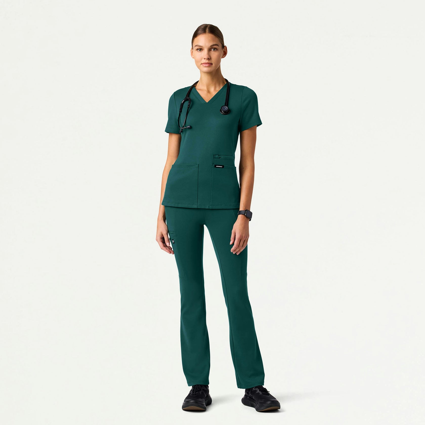 Perri ULTRAsoft Yoga Scrub Pant - Midnight Green - WOMEN'S PANTS - Jaanuu