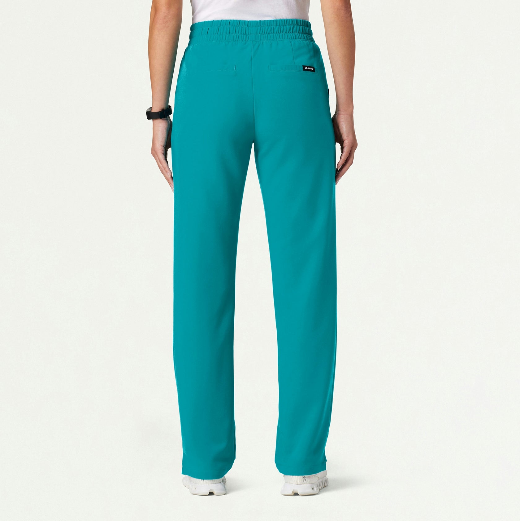 Kerr 365 High Waisted Scrub Pant - Aqua - WOMEN'S PANTS - Jaanuu