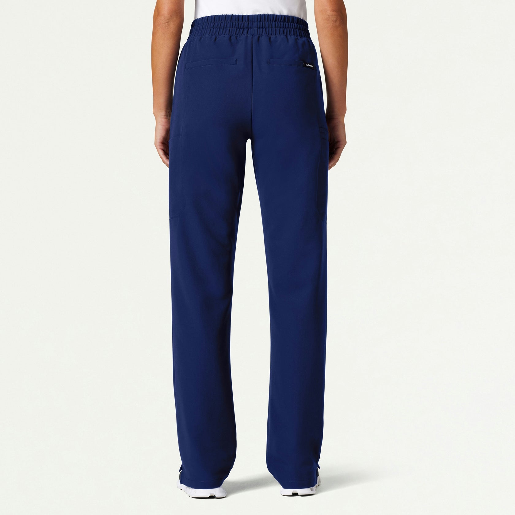 Payla 8-Pocket High Waisted Scrub Pant - Navy Blue - WOMEN'S PANTS - Jaanuu