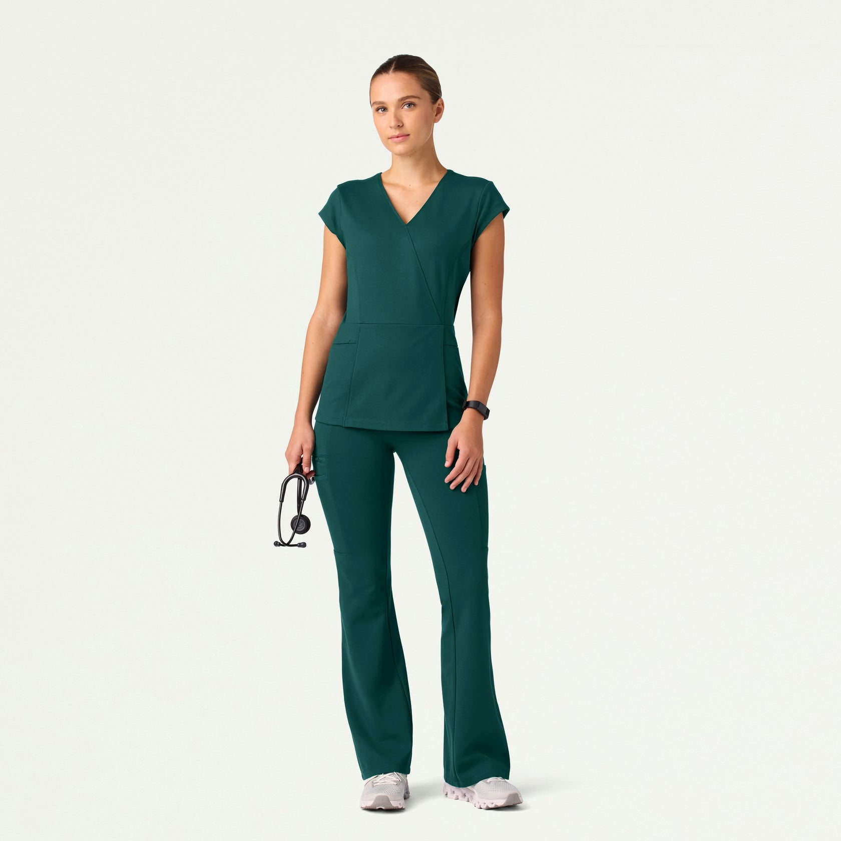 Mila ULTRAsoft Yoga Scrub Pant - Midnight Green - WOMEN'S PANTS - Jaanuu