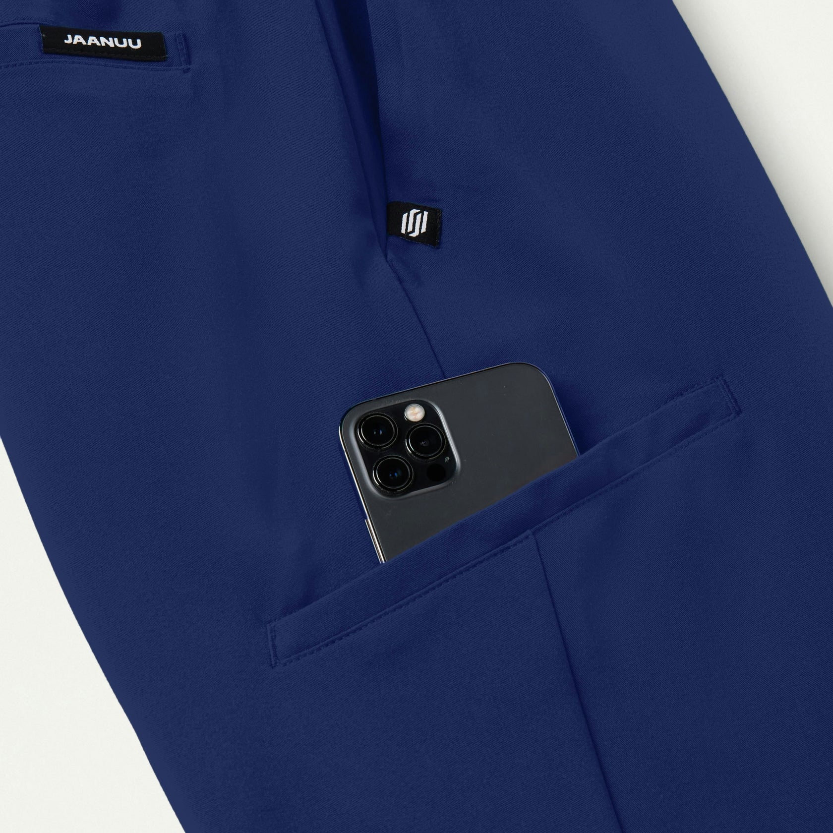 Jace Skinny On-the-Go Scrub Jogger - Navy Blue - WOMEN'S PANTS - Jaanuu