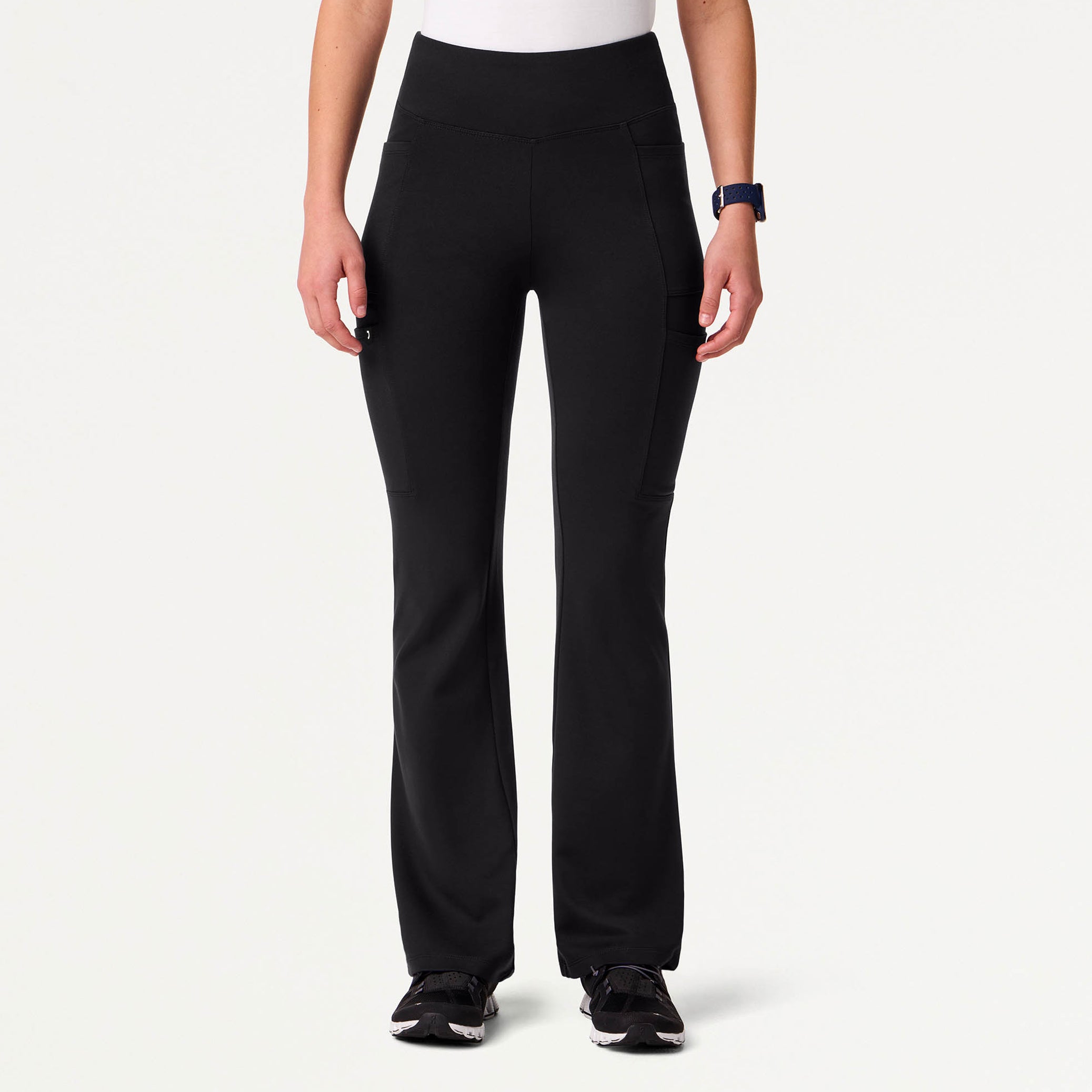 Perri UltraSOFT Yoga Scrub Pant - Black