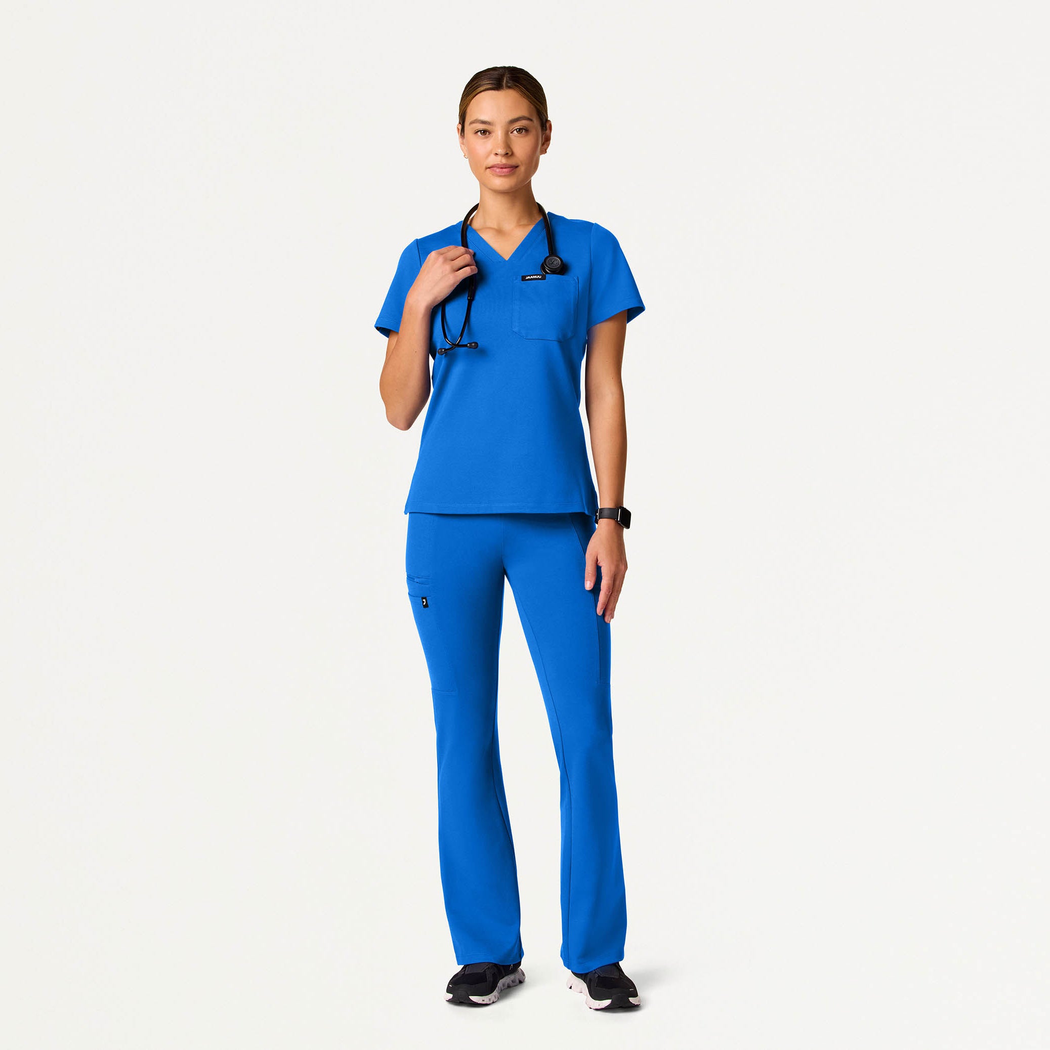 Perri UltraSOFT™ Yoga Scrub Pant - Royal Blue
