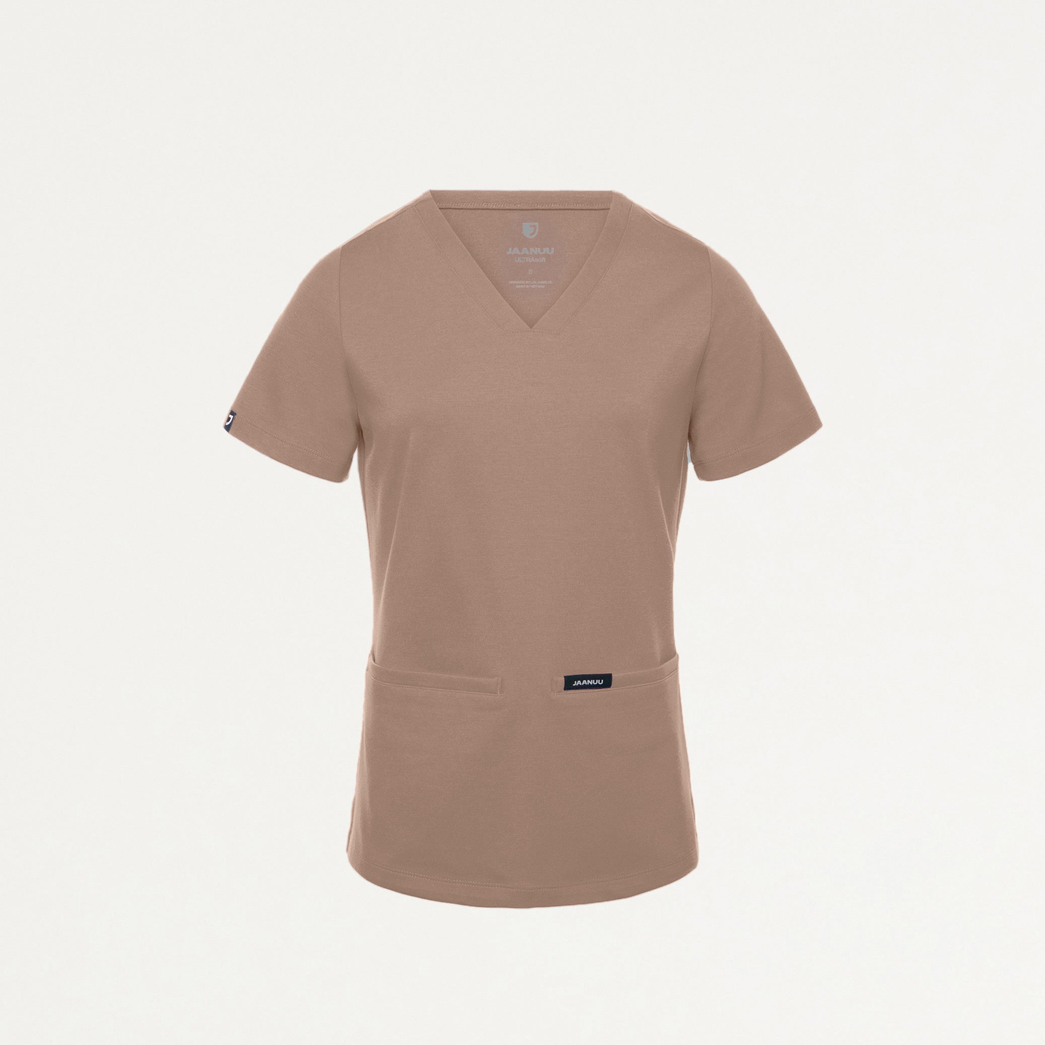 Cesi Slim UltraSOFT Scrub Top - Mocha