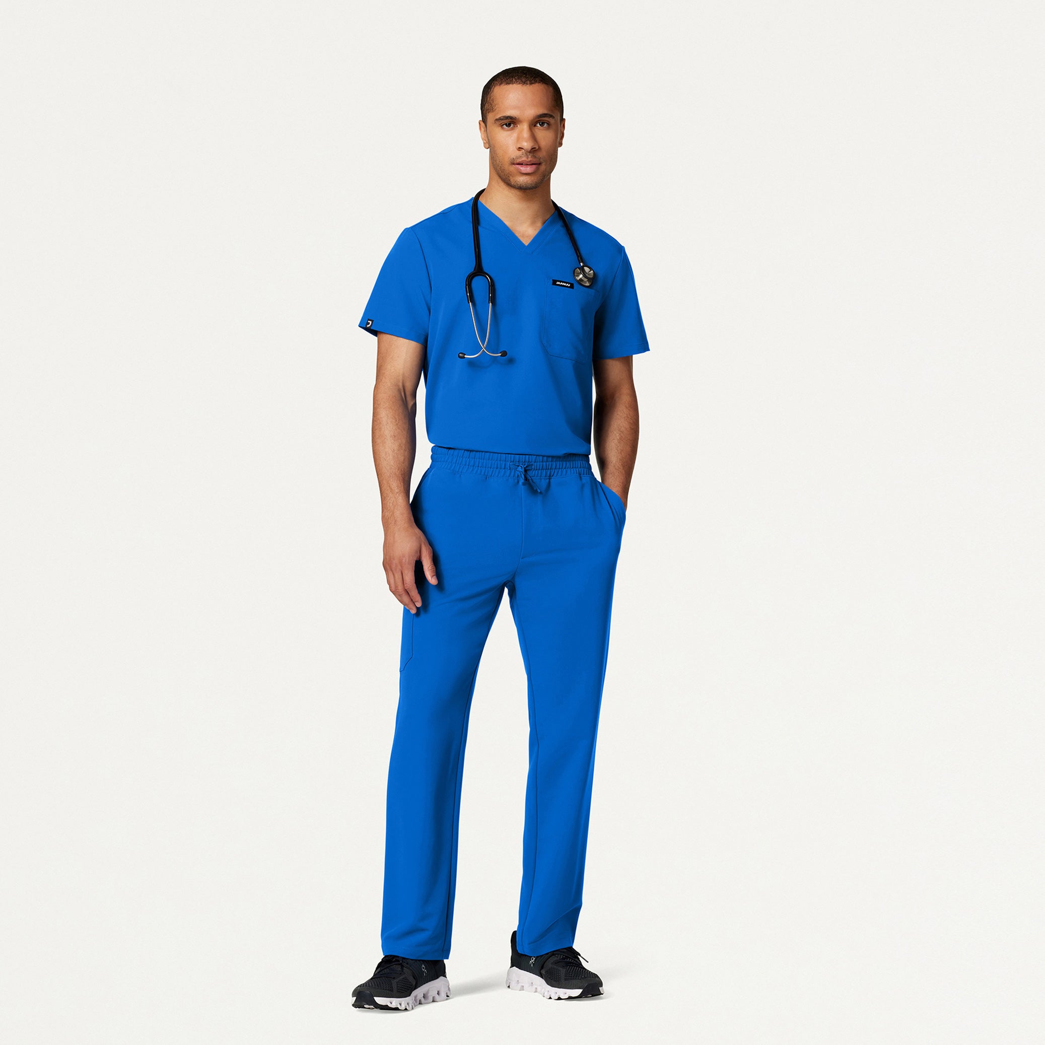 Holmes Everyday 1-Pocket Scrub Top - Royal Blue