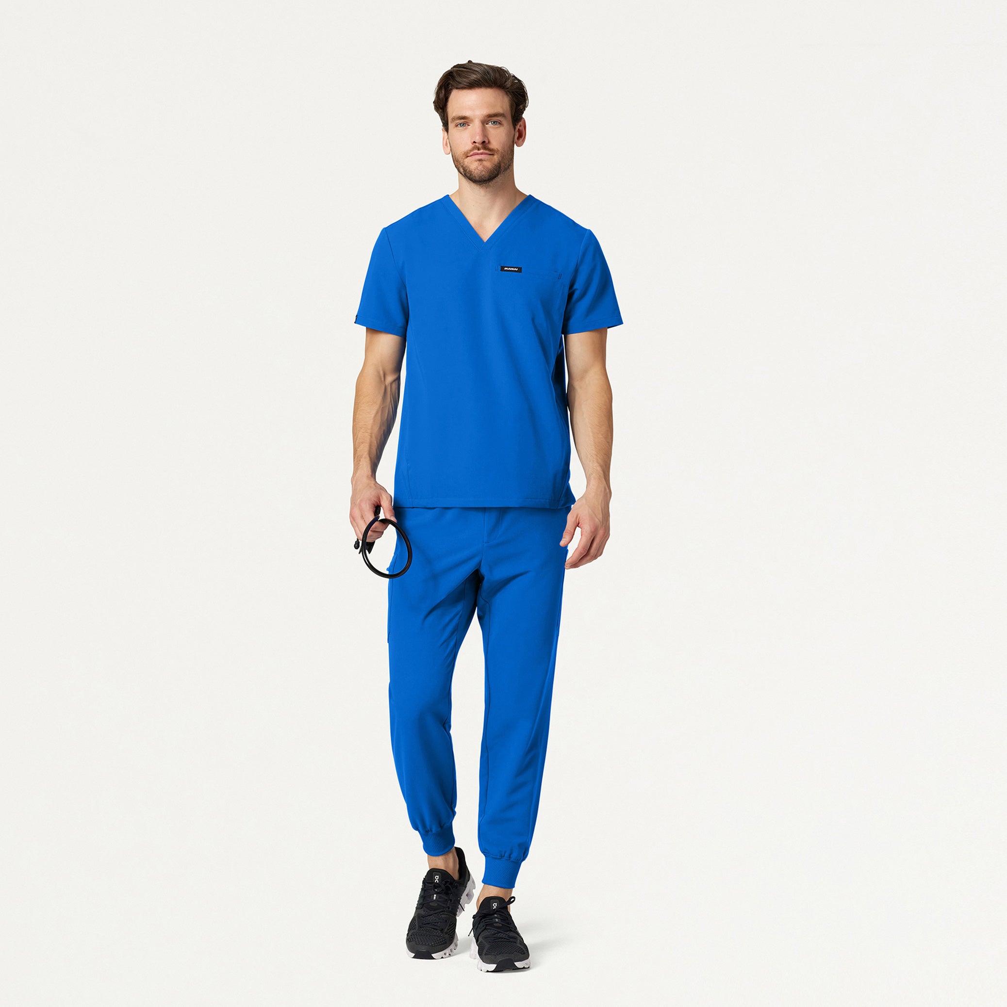 Platt 3-Pocket Scrub Top - Royal Blue