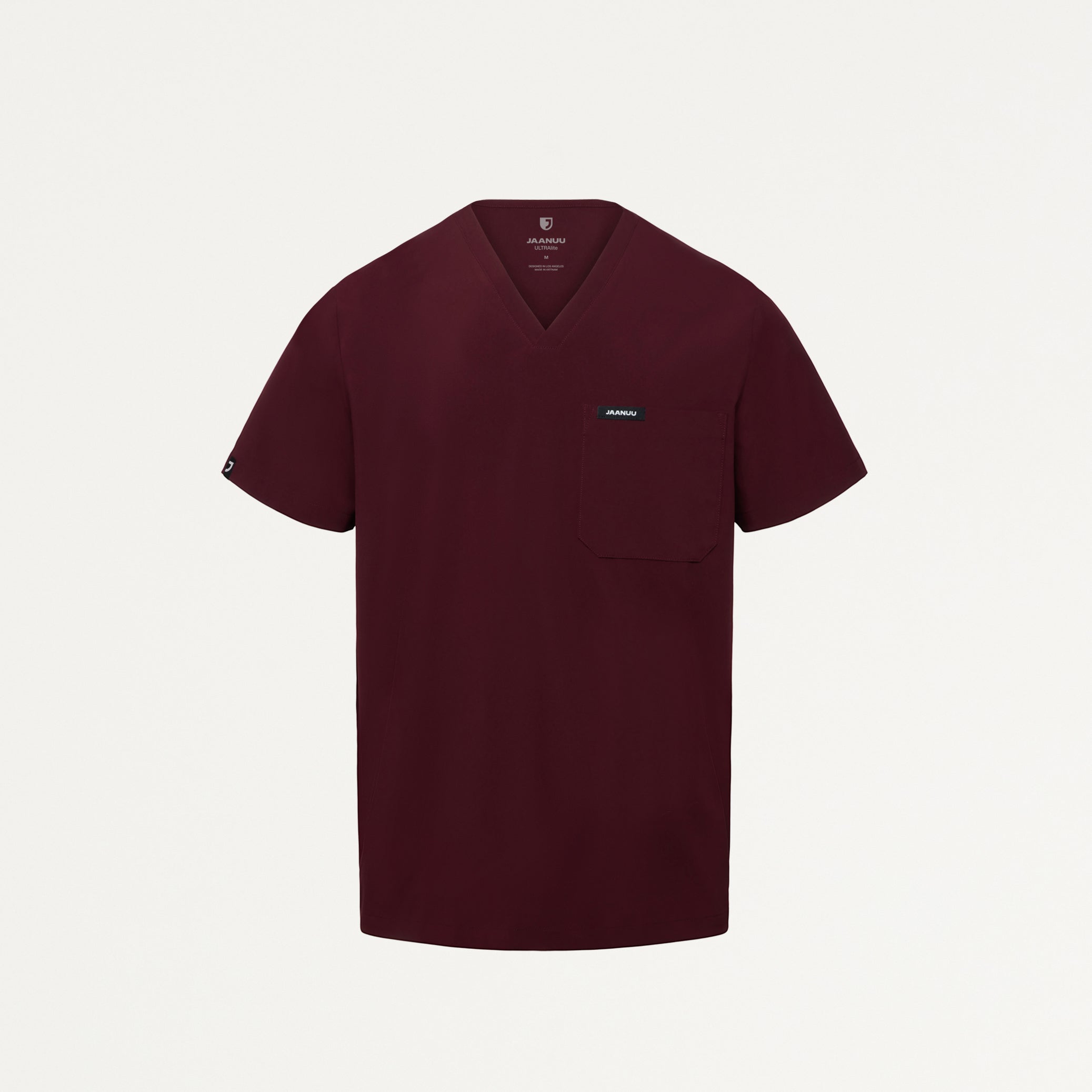Holmes UltraLITE™ 1-Pocket Scrub Top - Burgundy