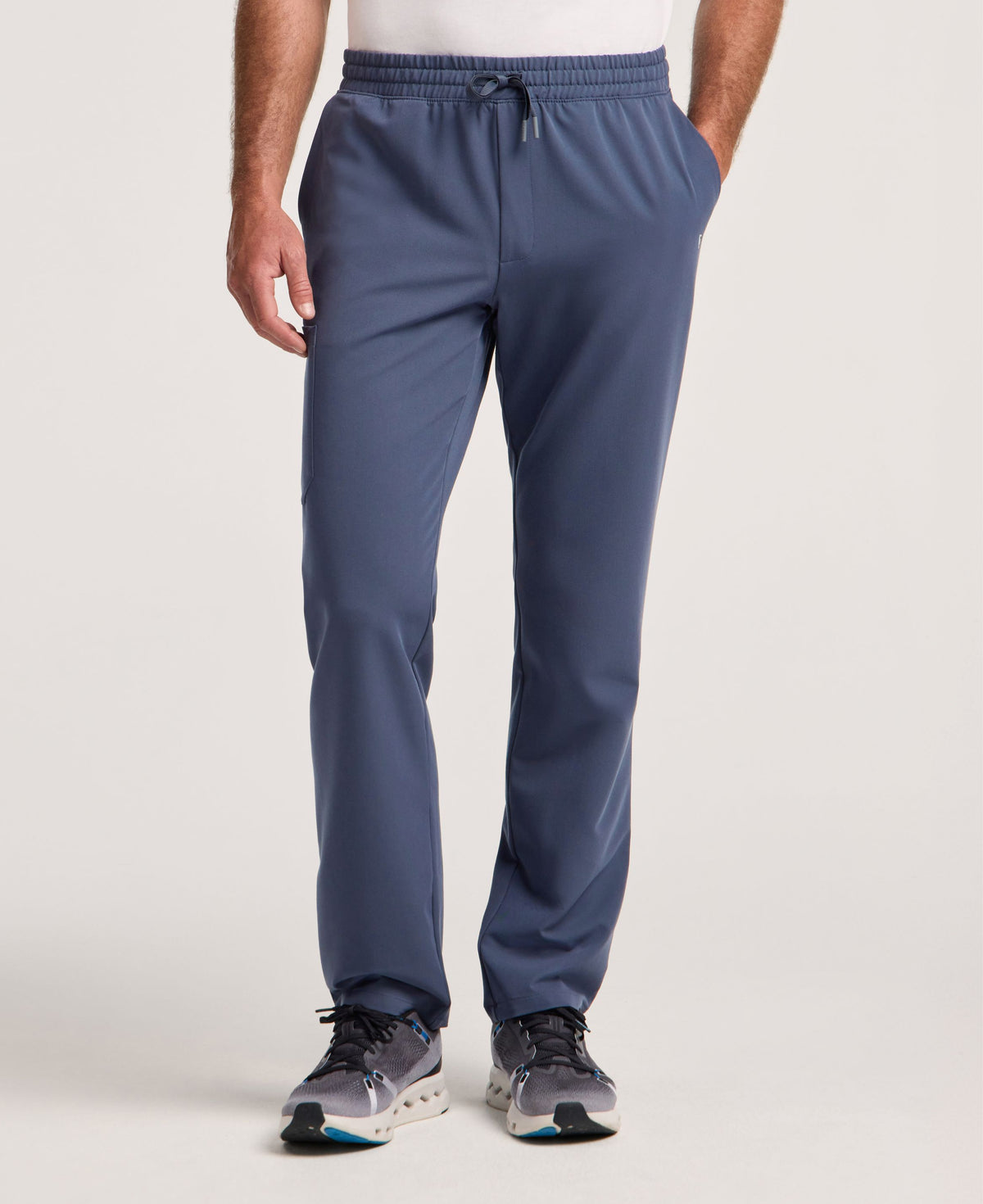 Jaanuu Rhodes Straight-Leg Scrub Pant in Carbon Gray, product photo 2 of 6