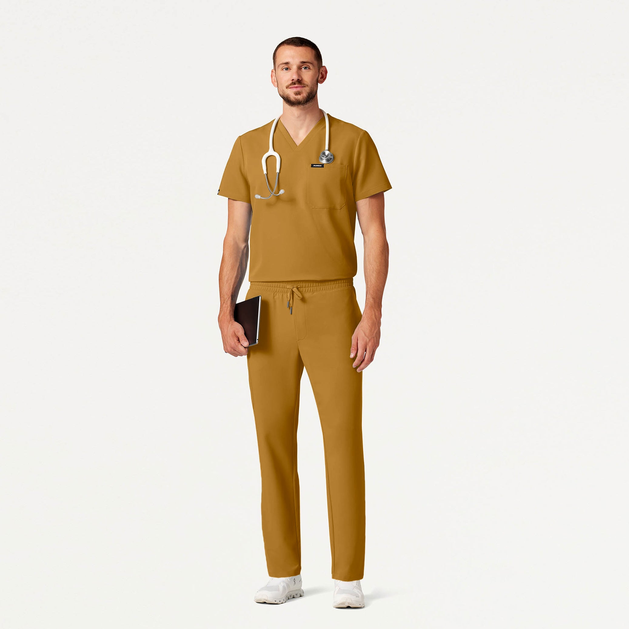 Rhodes Everyday Straight-Leg Scrub Pant - Cider