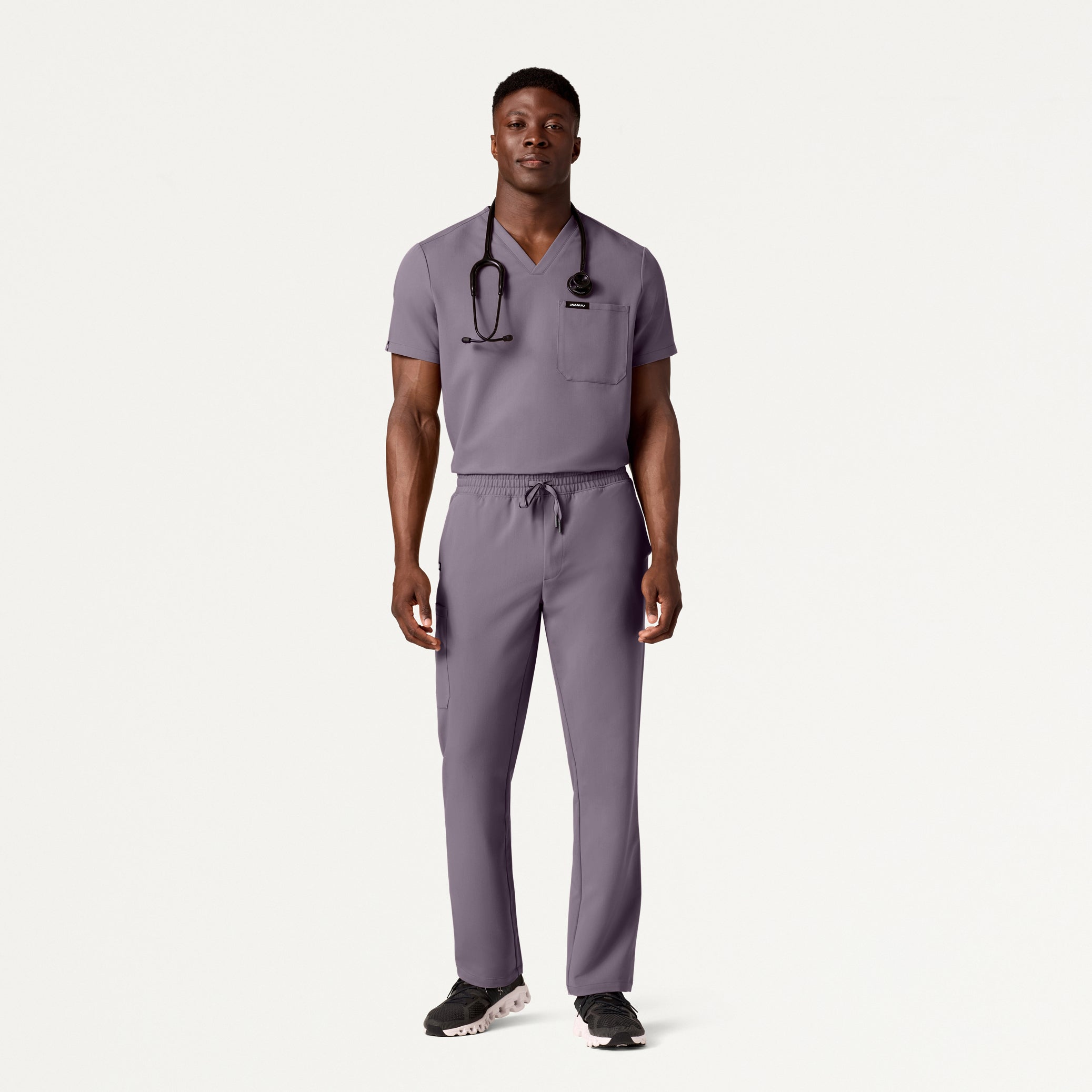 Rhodes Everyday Straight-Leg Scrub Pant - Titanium