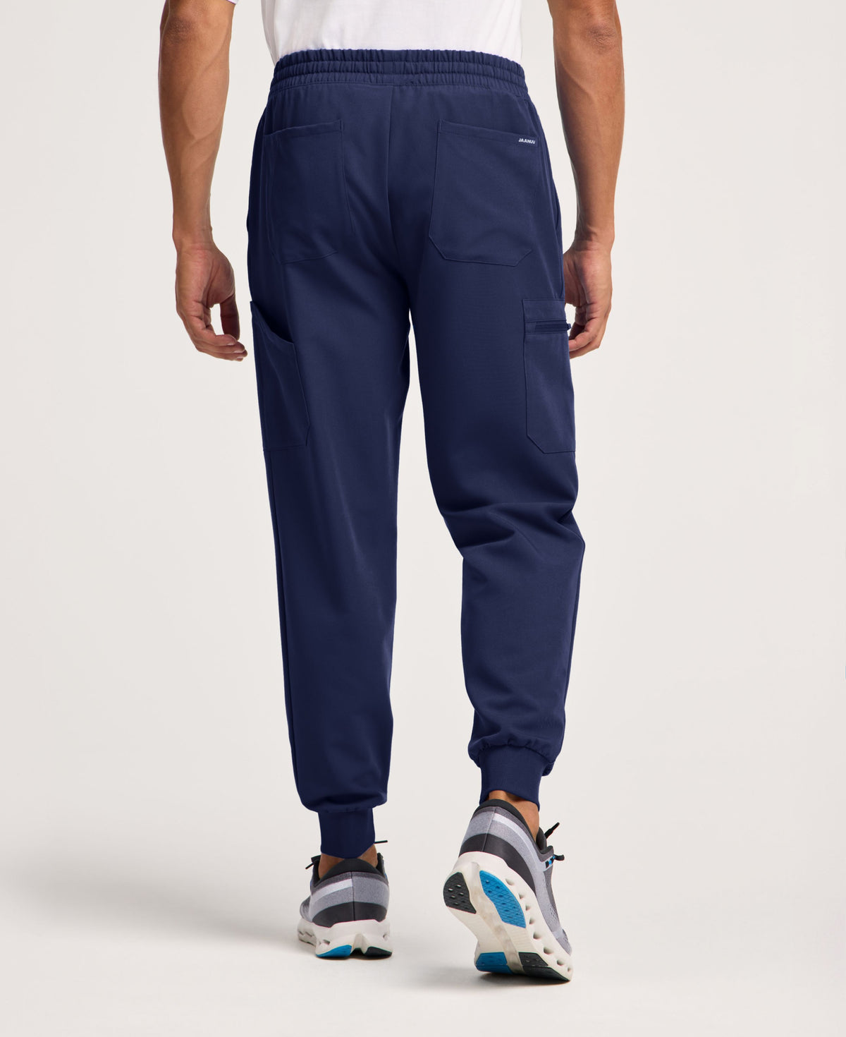 Jaanuu Osmo 8-Pocket Scrub Jogger in Midnight Navy, product photo 6 of 6