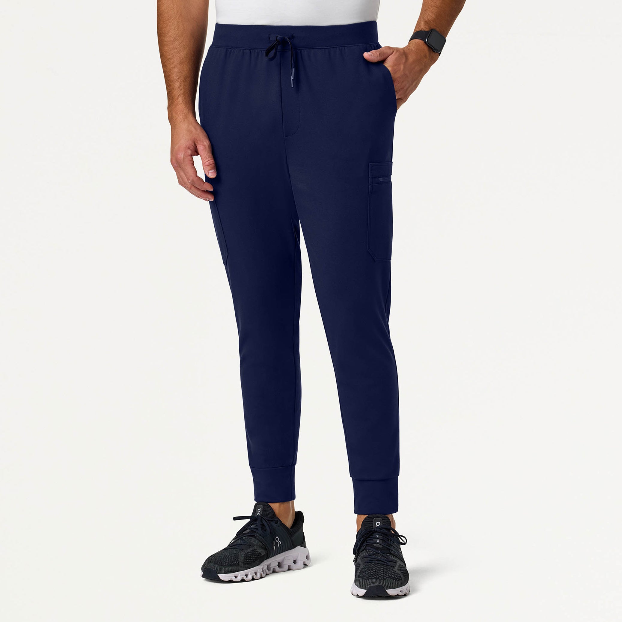 Ollie Slim UltraSOFT Cargo Scrub Jogger - Midnight Navy